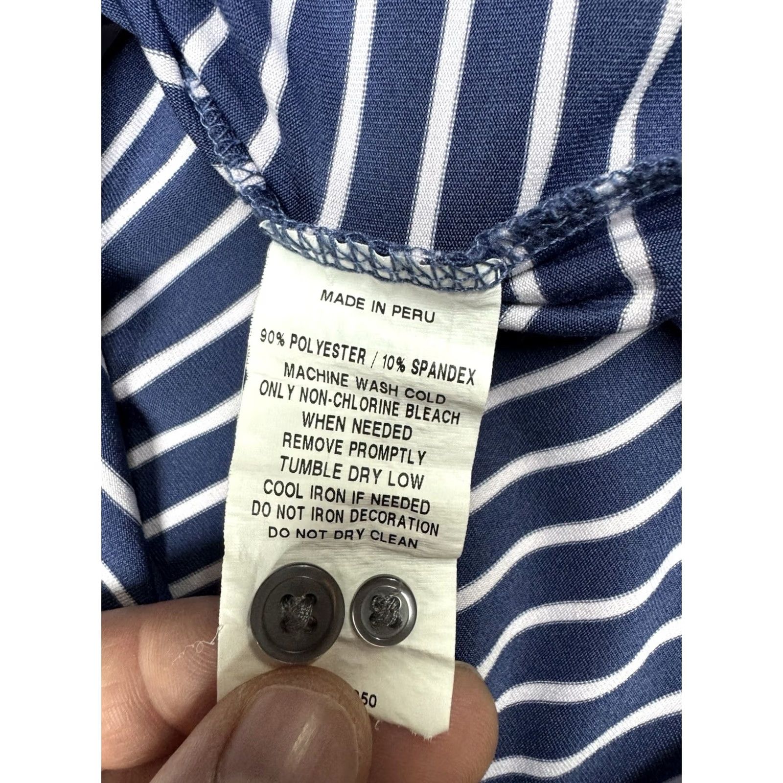 Vintage Greyson Polo White Navy Breton Striped Men’s Large Fox Logo S Logo Shirt Adult Large Blue Striped Golf Polo Size US L / EU 52-54 / 3 - 6 Thumbnail