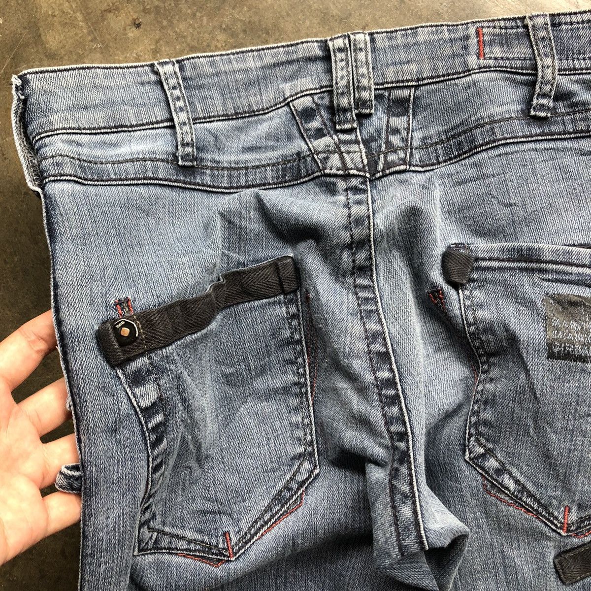Marithe + Francois Girbaud × Vintage Marithe Francois Girbaud Flare Jeans 🍒 Size US 33 - 13 Thumbnail
