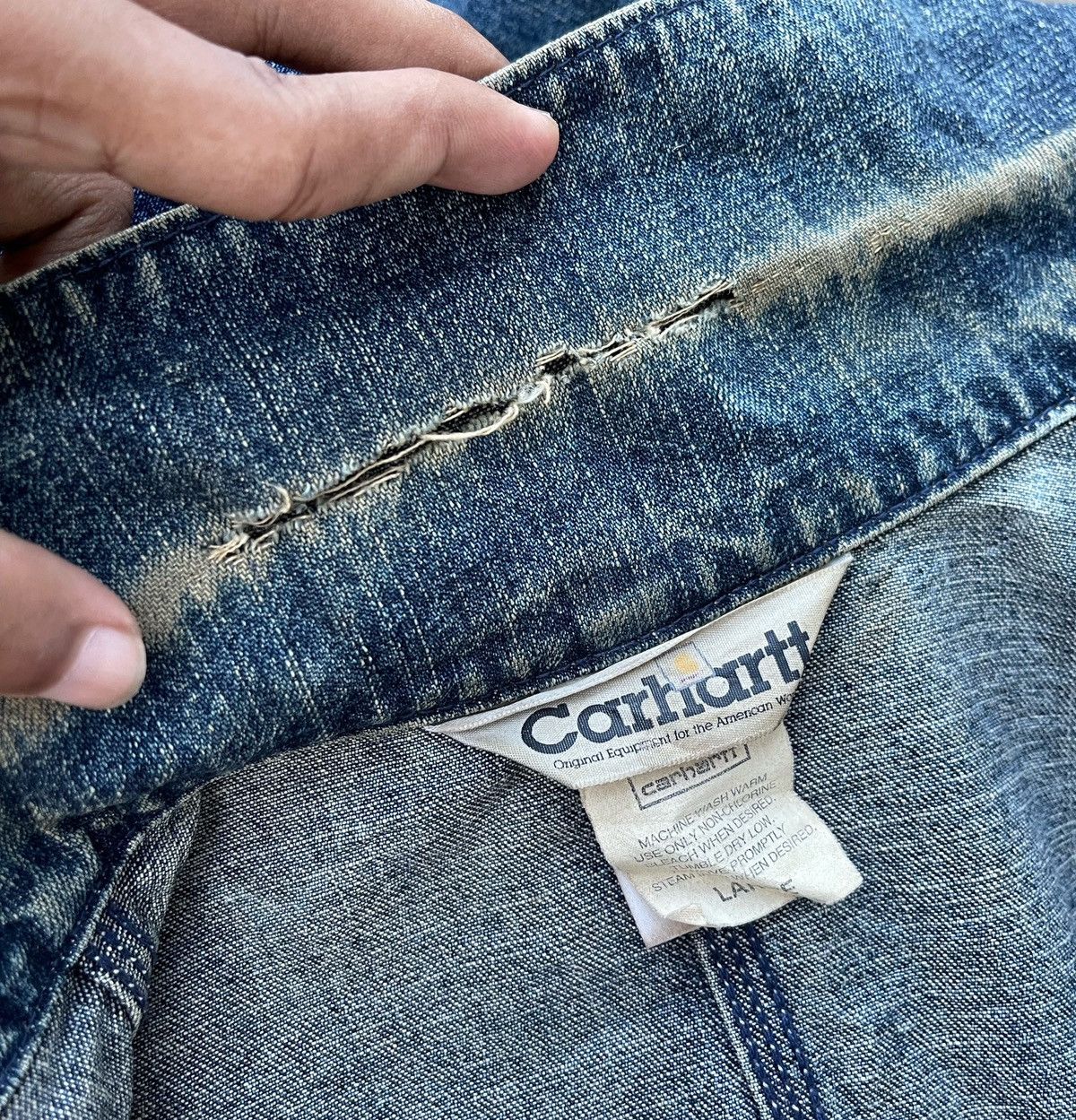 Carhartt 🔥Vintage Carhartt Men's Michigan Denim Chore Jacket Size US L / EU 52-54 / 3 - 20 Thumbnail