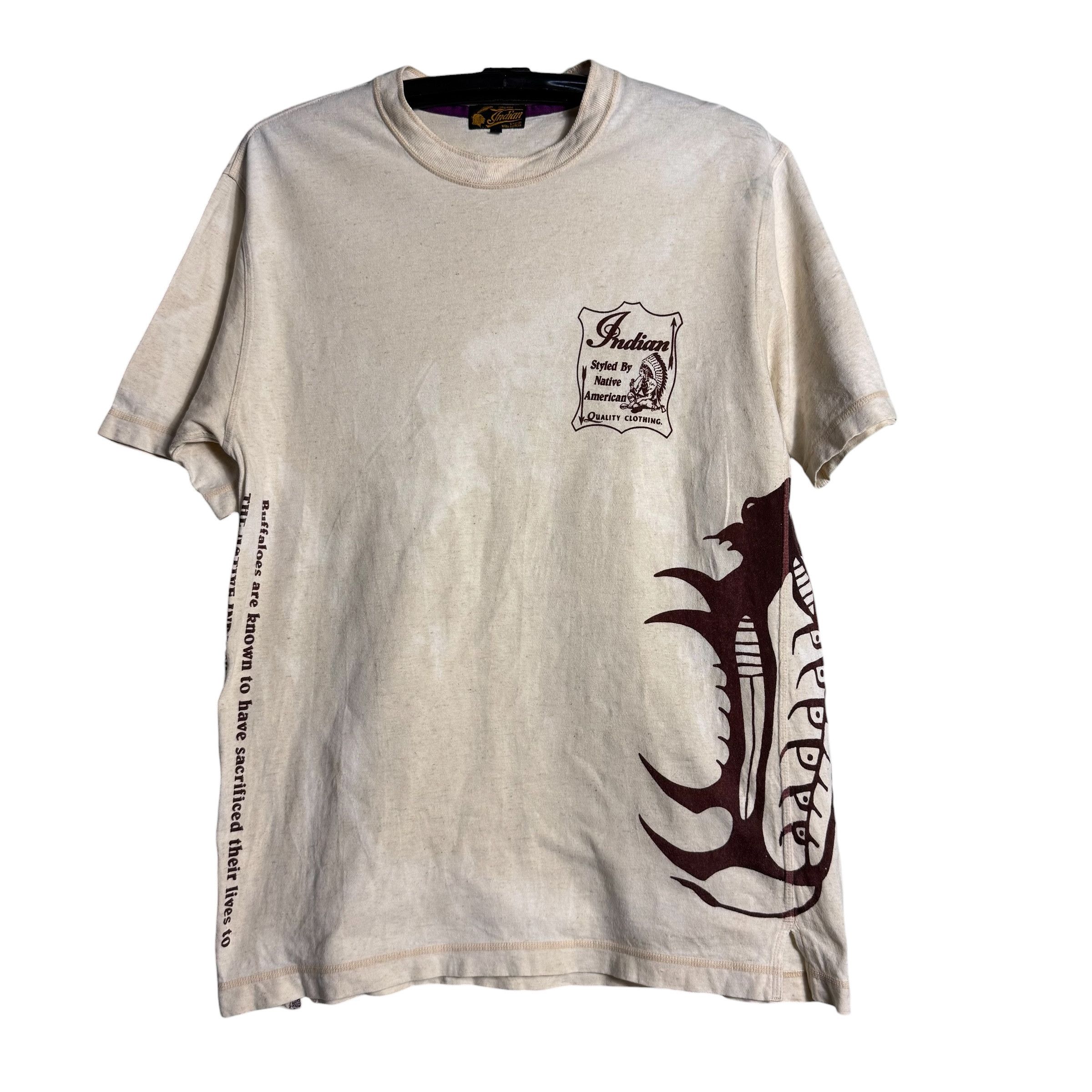 Indian Motorcycle 🔥RARE🔥Vintage Indian Motorcycle Spellout T-shirt Size US M / EU 48-50 / 2 - 1 Thumbnail