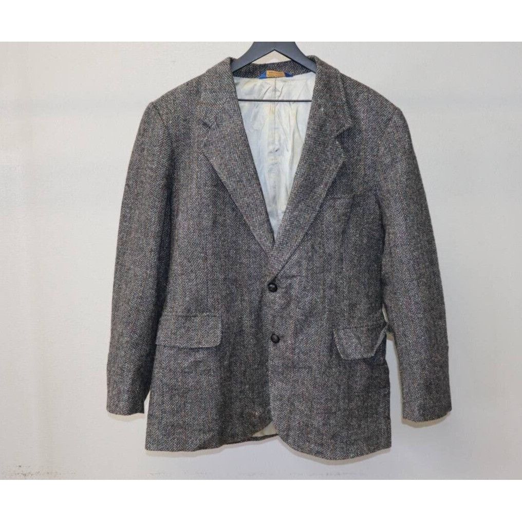 Pendleton Vintage PENDLETON Wool Twill Jacket Coat Blazer Gray Sz 44 Size 44R - 1 Thumbnail