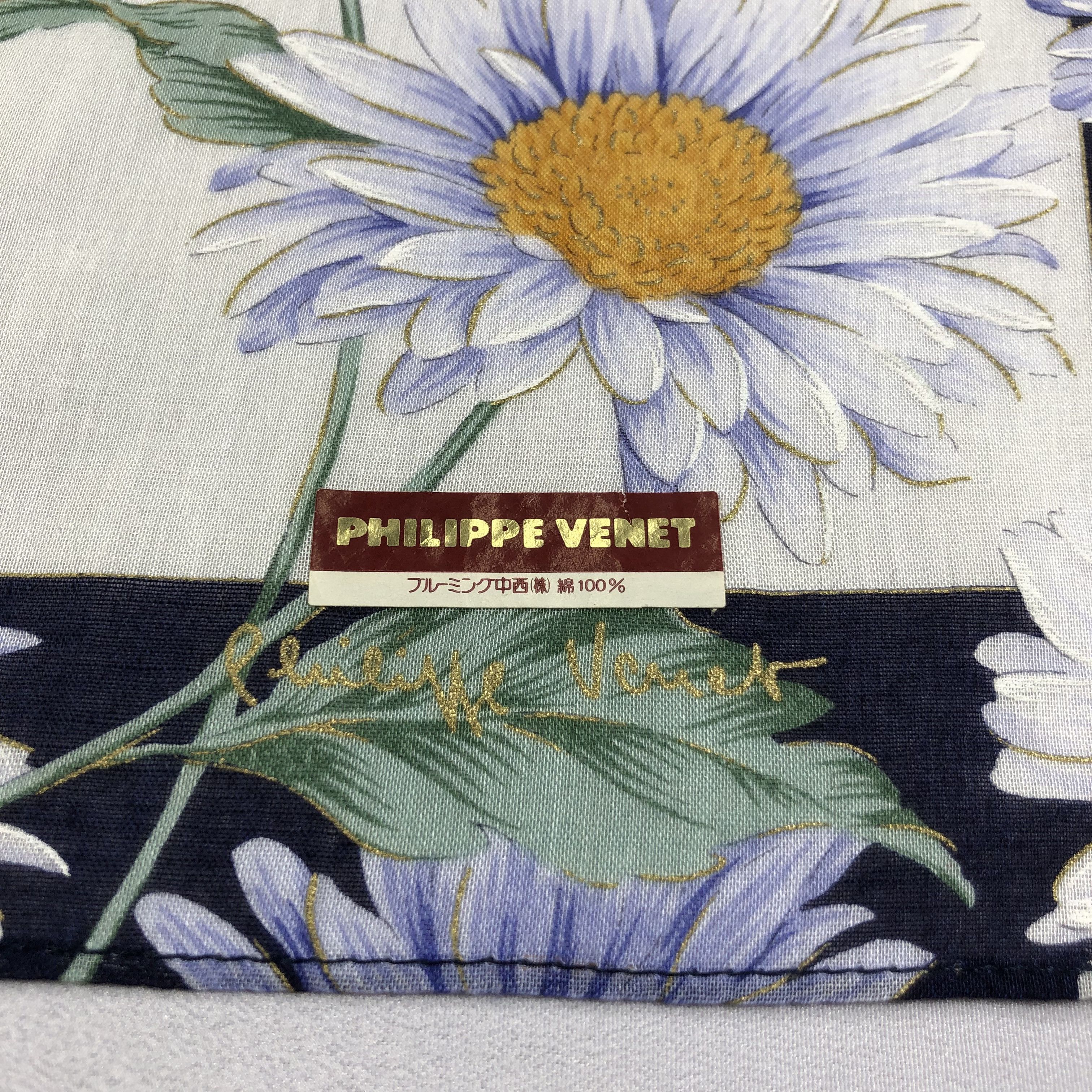 Vintage Philippe Venet Handkerchief Neckerchief Bandana H1918 Size ONE SIZE - 4 Thumbnail