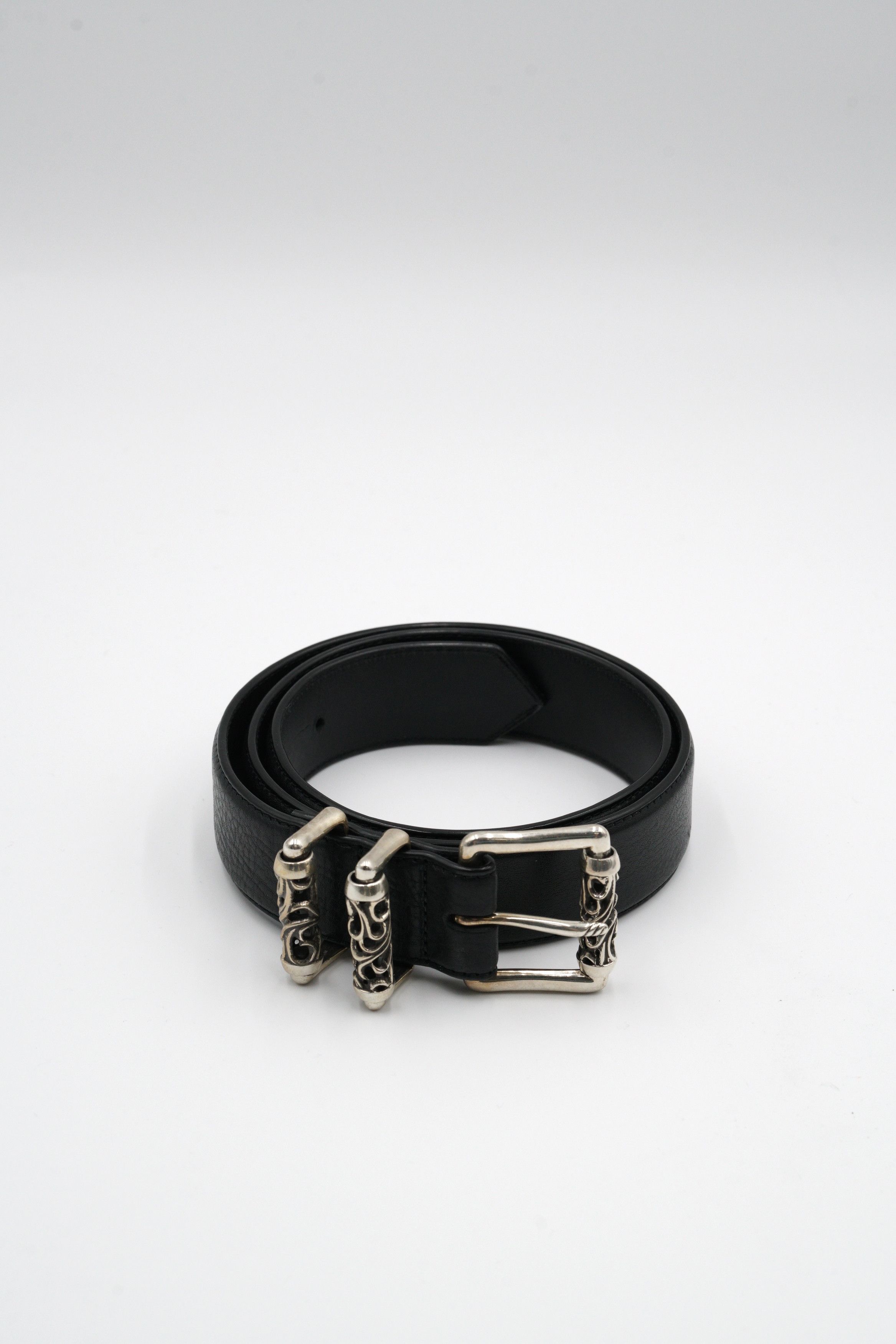 (COCO)‼️ CHROMEHEARTS ROLLER3PCギャラ付34 Chrome Hearts Chrome Hearts Double Roller Belt - 34 | Grailed