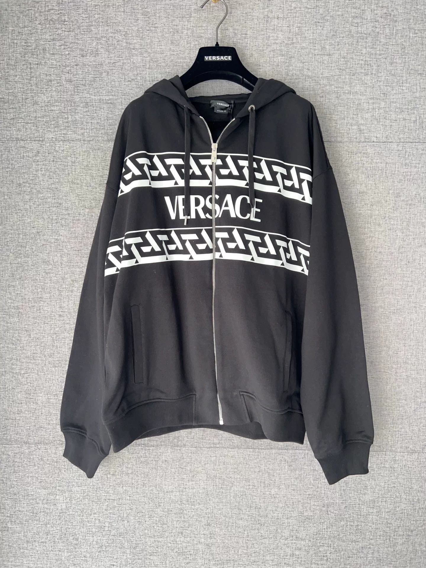 Versace Versace Zip Hoodie Swirl Design Size US XL / EU 56 / 4 - 1 Thumbnail
