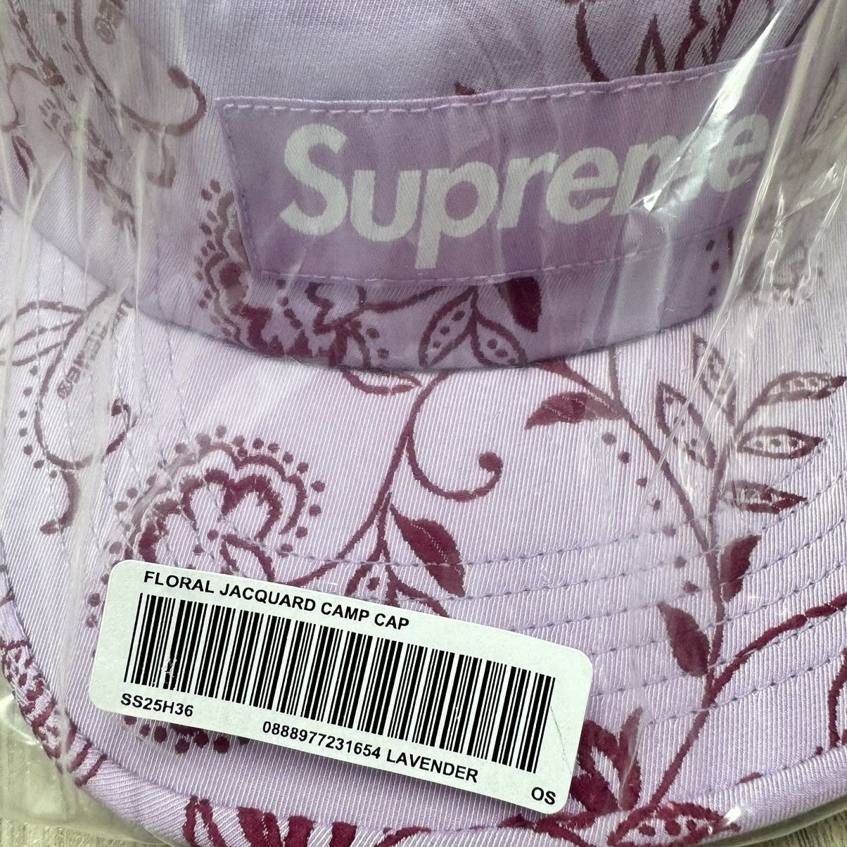 Supreme Floral Jacquard Camp Cap pink Supreme Supreme Floral