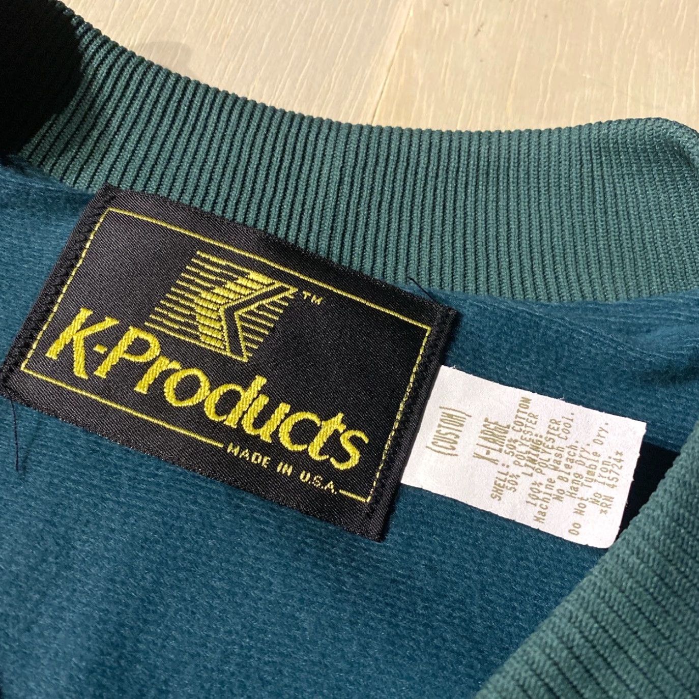 Vintage VINTAGE K-Products Jacket XL Green AgriGold 1996 Mens Button Up Size US XL / EU 56 / 4 - 3 Thumbnail