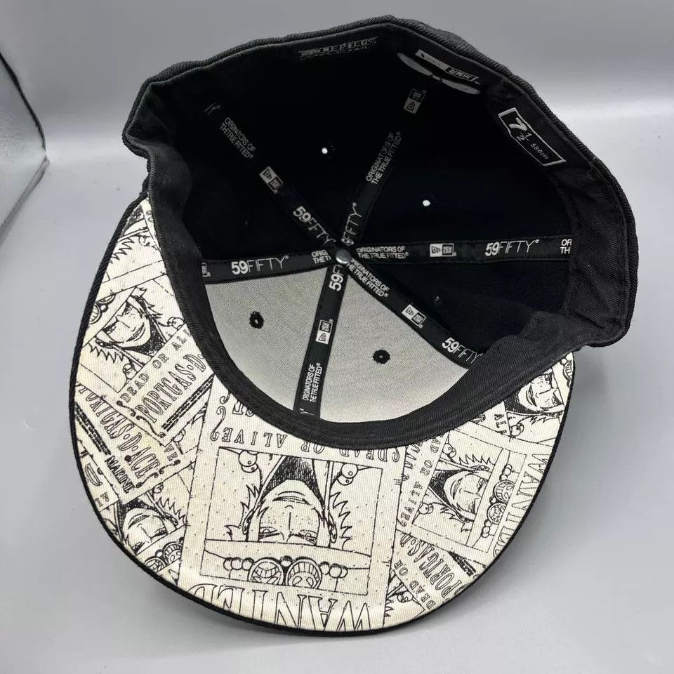 New Era One Piece Portgas D Ace Hat Men 7 1/2 59Fifty New Era Fitted Size ONE SIZE - 6 Thumbnail