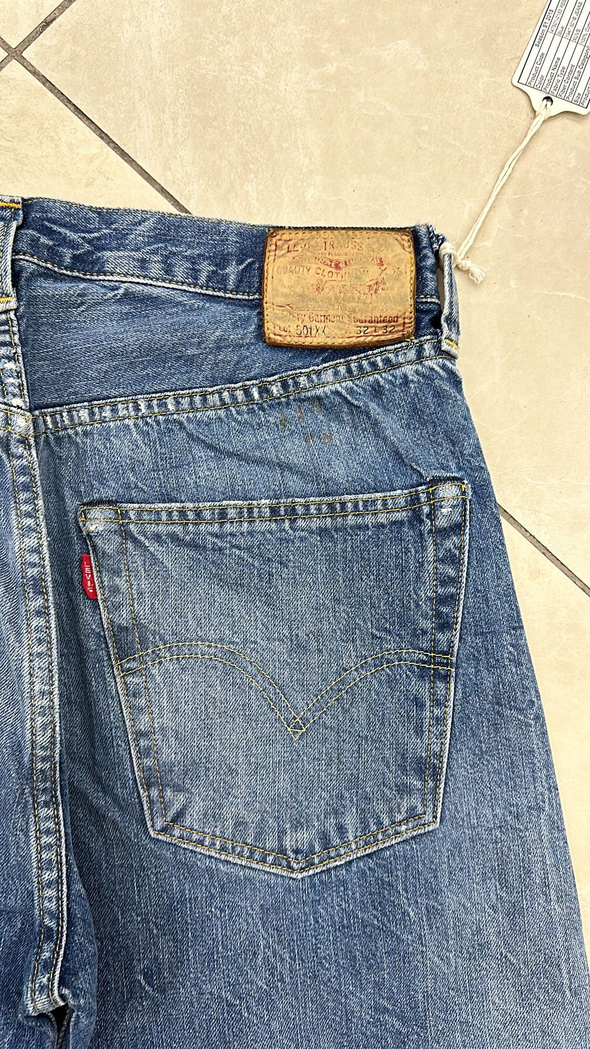 Levi's Vintage Clothing LVC SAMPLE Levi's Vintage Clothing 1947 501XX Selvedge Jeans Size US 32 / EU 48 - 9 Thumbnail