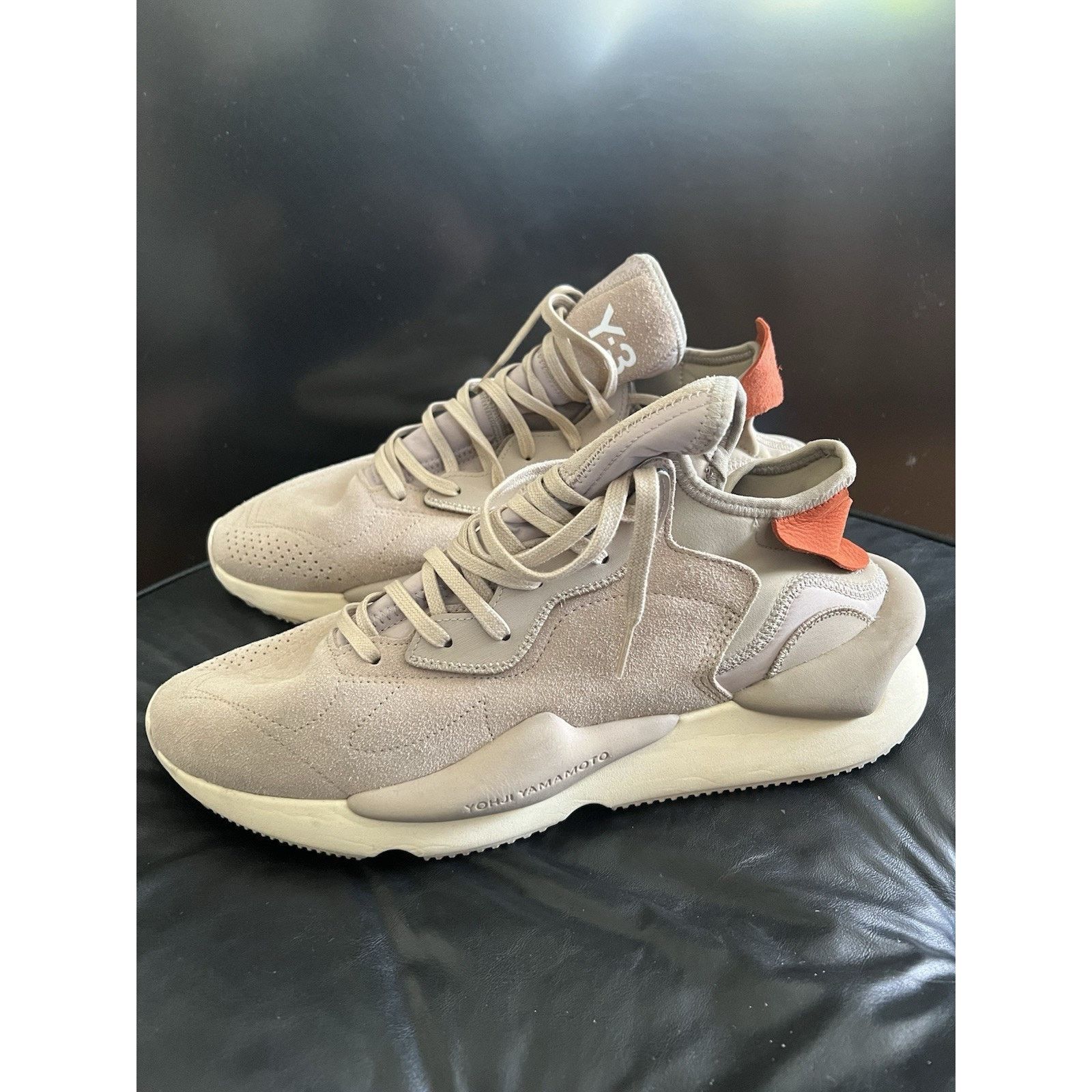 Y-3 Adidas Y-3 Kaiwa Trace Khaki/Fox Orange Yohji Yamamoto Shoes Size US 12 / EU 45 - 1 Thumbnail