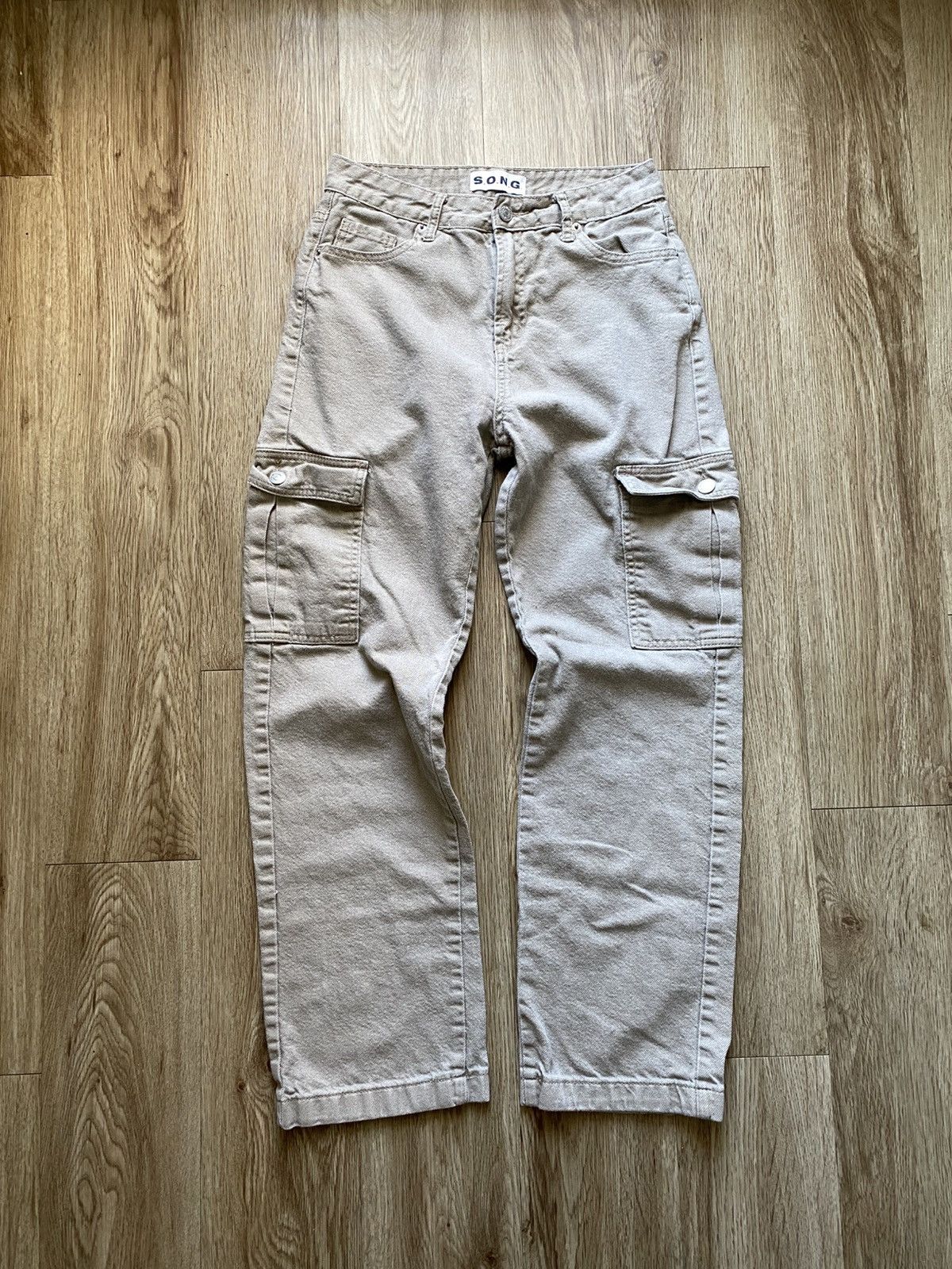 Vintage Y2K Skater Loose Cargo Pants Size 27" / US 4 / IT 40 - 1 Thumbnail