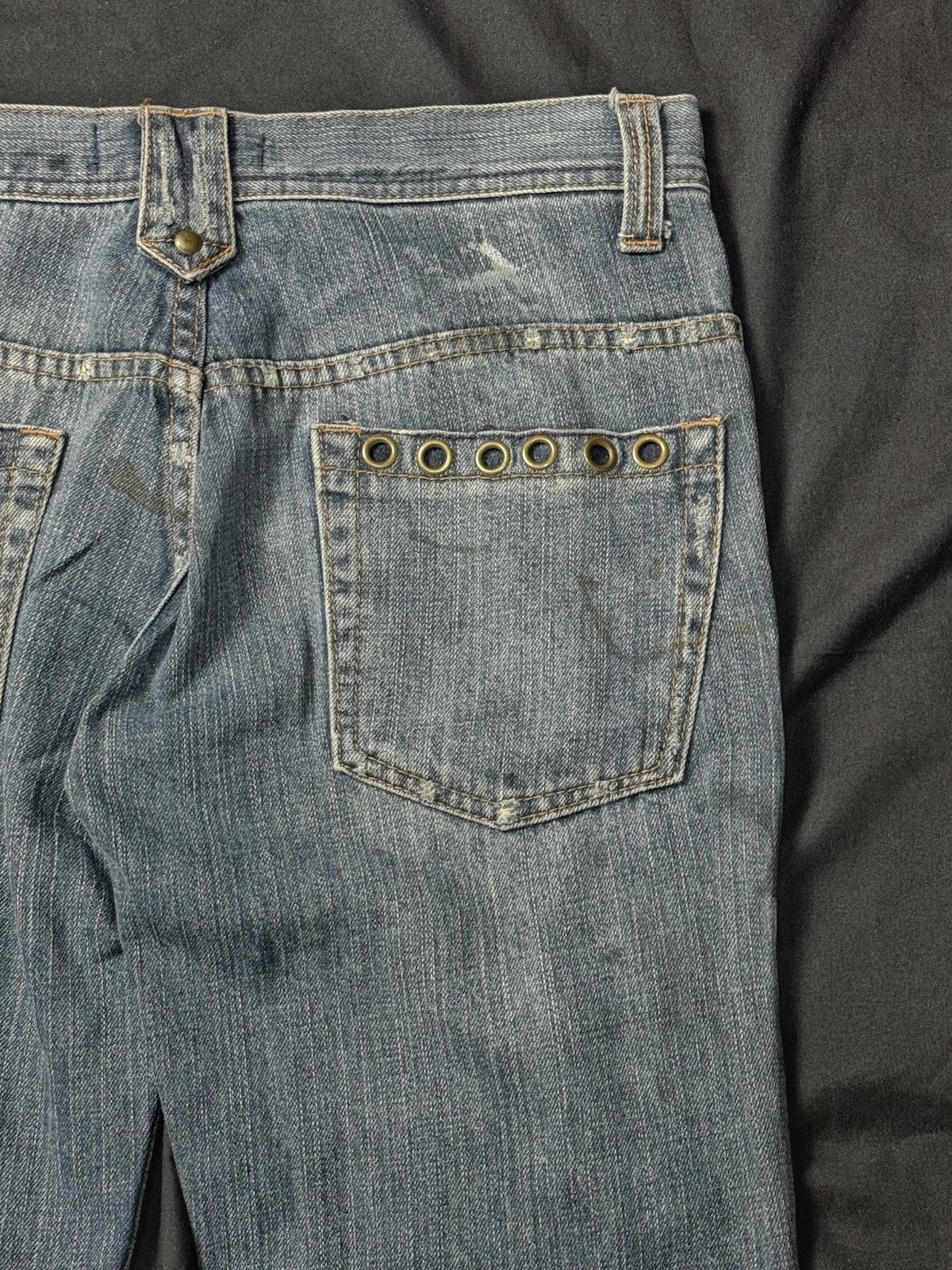 Hysteric Glamour × Japanese Brand Flare Denim Distressed RootThree style lgb ifsix Size US 29 - 6 Thumbnail