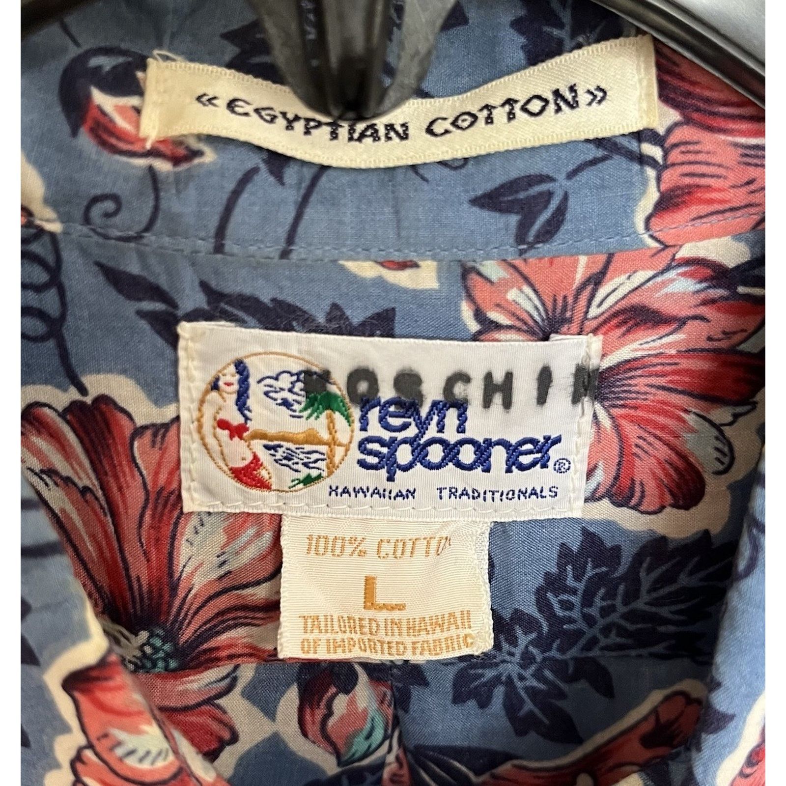 Reyn Spooner × Vintage Reyn Spooner Aloha Hawaiian Shirt Hibiscus Egyptian Cotton Size US L / EU 52-54 / 3 - 5 Thumbnail
