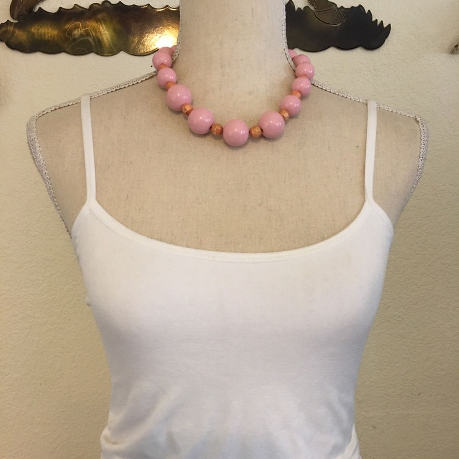 Jewelry You & I blush pink chunky beaded necklace Size ONE SIZE - 3 Thumbnail