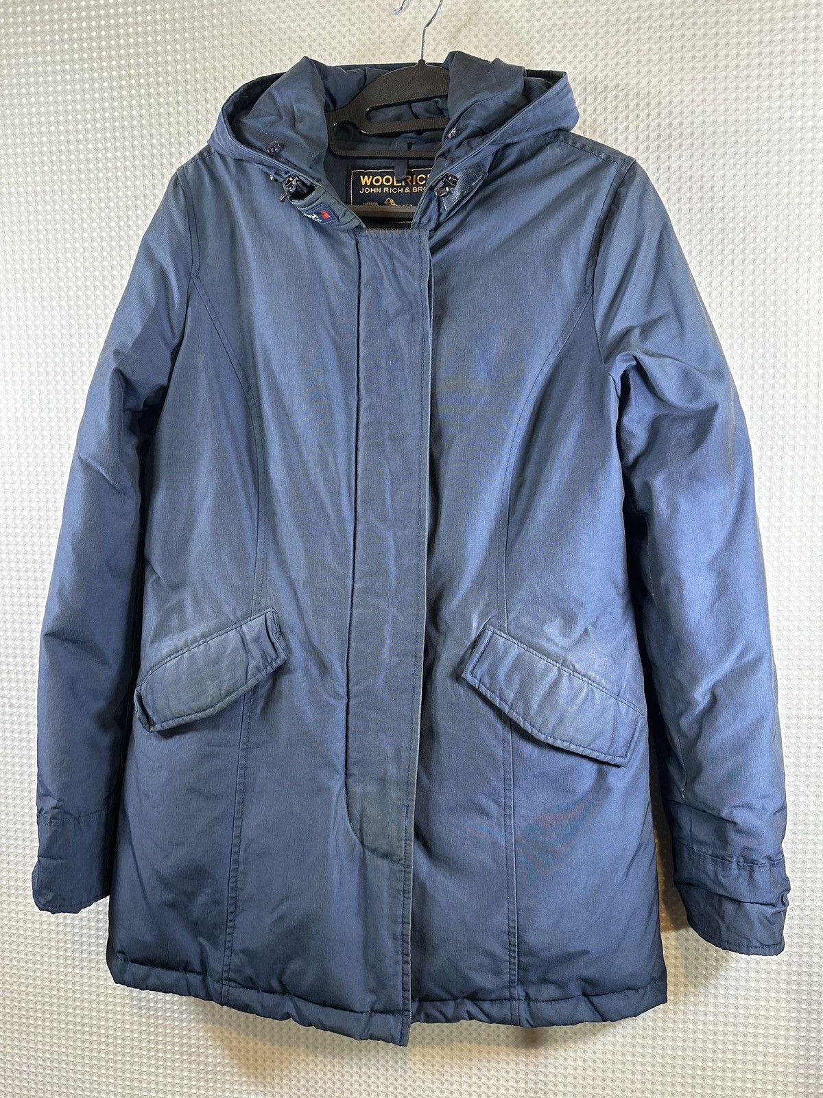 Woolrich Woolen Mills Woolrich Arctic Parka Blue Down Women’s Jacket Size S / US 4 / IT 40 - 1 Thumbnail