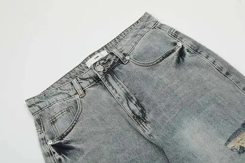 Japanese Brand × Jean Distressed Flared Denim Jeans Size US 32 / EU 48 - 4 Thumbnail