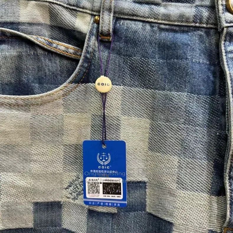 Louis Vuitton LV x Pharrell Checkerboard Denim Jeans . Size US 34 / EU 50 - 3 Thumbnail