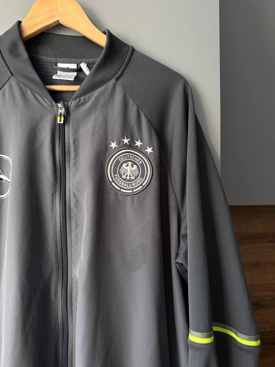Adidas DFB Germany Soccer Football Track Jacket Mercedes Size US XXL / EU 58 / 5 - 2 Thumbnail