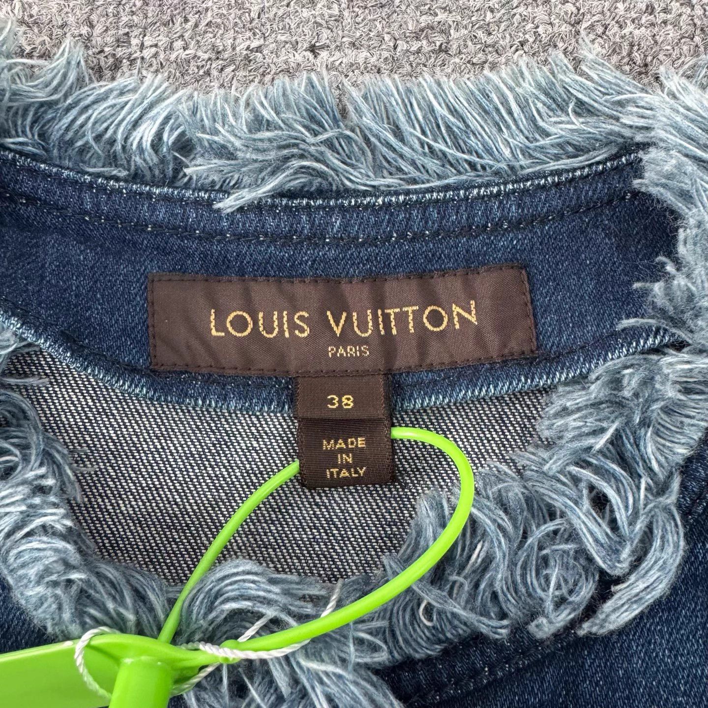 Louis Vuitton LV Runway Tassel Denim Jacket 38 98 New Size S / US 4 / IT 40 - 5 Thumbnail