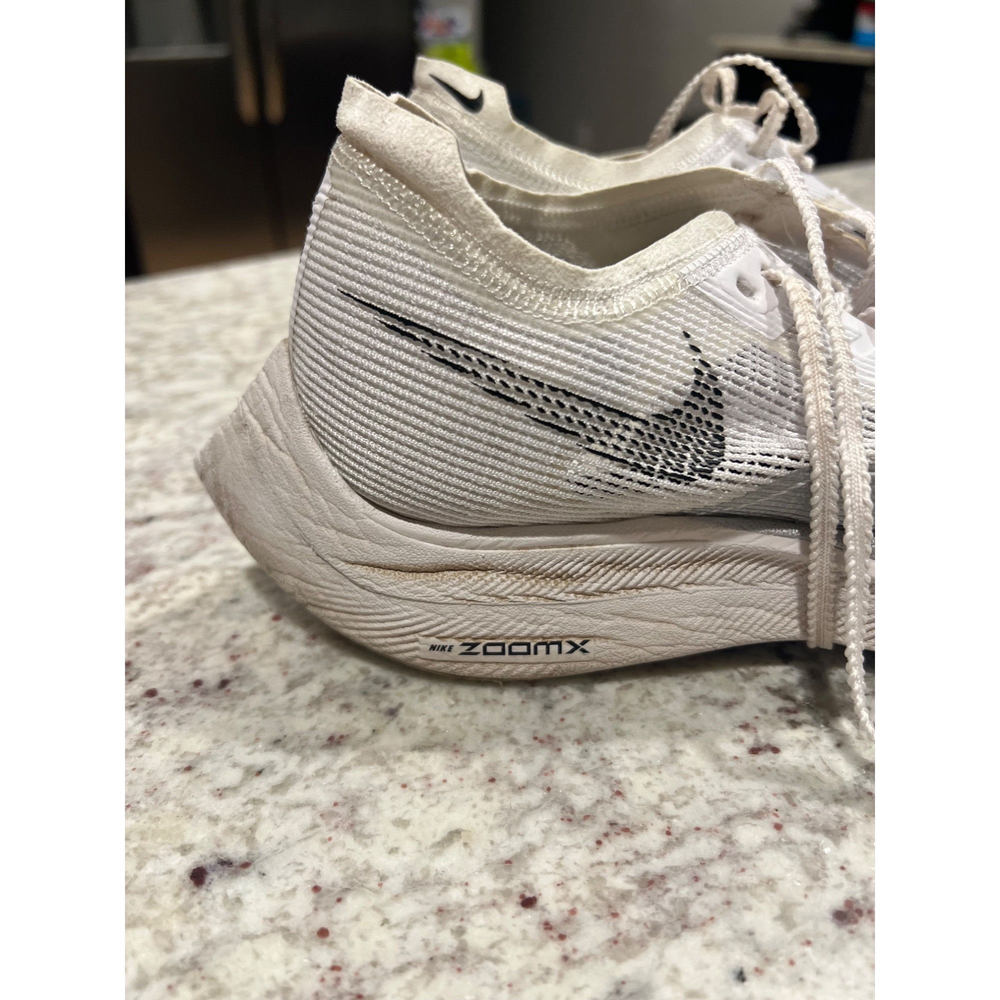 Nike Nike ZOOMX VAPORFLY NEXT% 2 'WHITE METALLIC SILVER' Shoes - Size US 8.5 / EU 41-42 - 3 Thumbnail