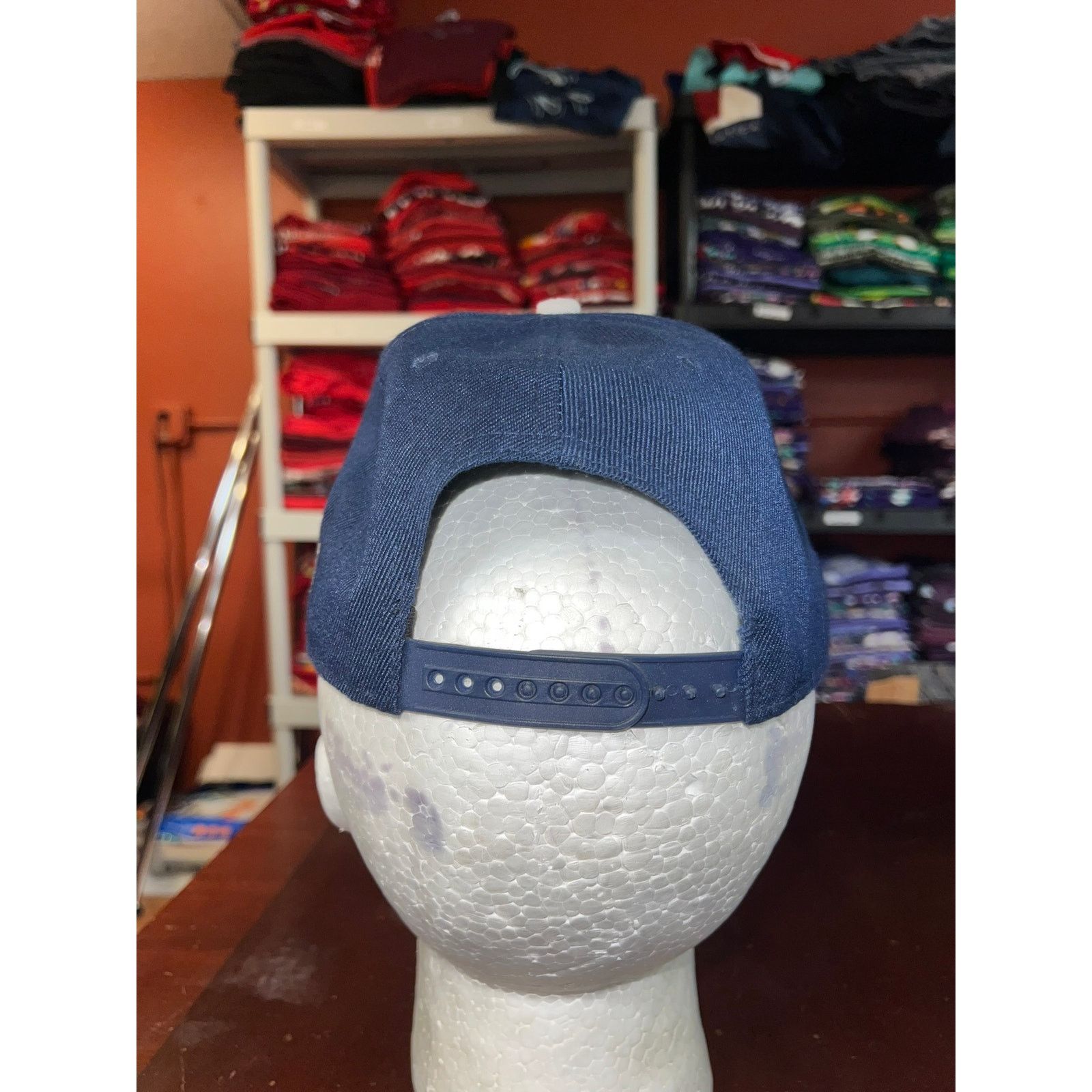 Pink Dolphin Pink Dolphin Snapback Hat Blue Logo Cap Pink+ Clothing OS Size ONE SIZE - 5 Thumbnail
