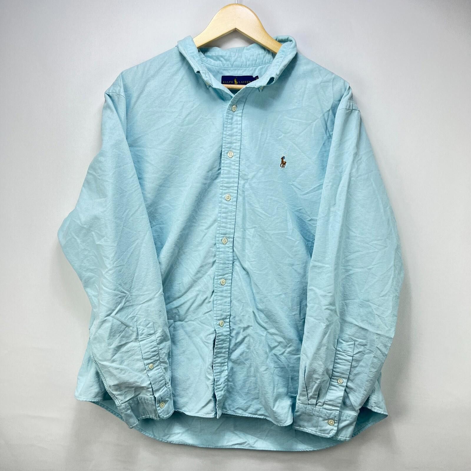 Polo Ralph Lauren Vintage Polo Ralph Lauren Button Up Long Sleeve Shirt 2XL Size US XXL / EU 58 / 5 - 1 Thumbnail