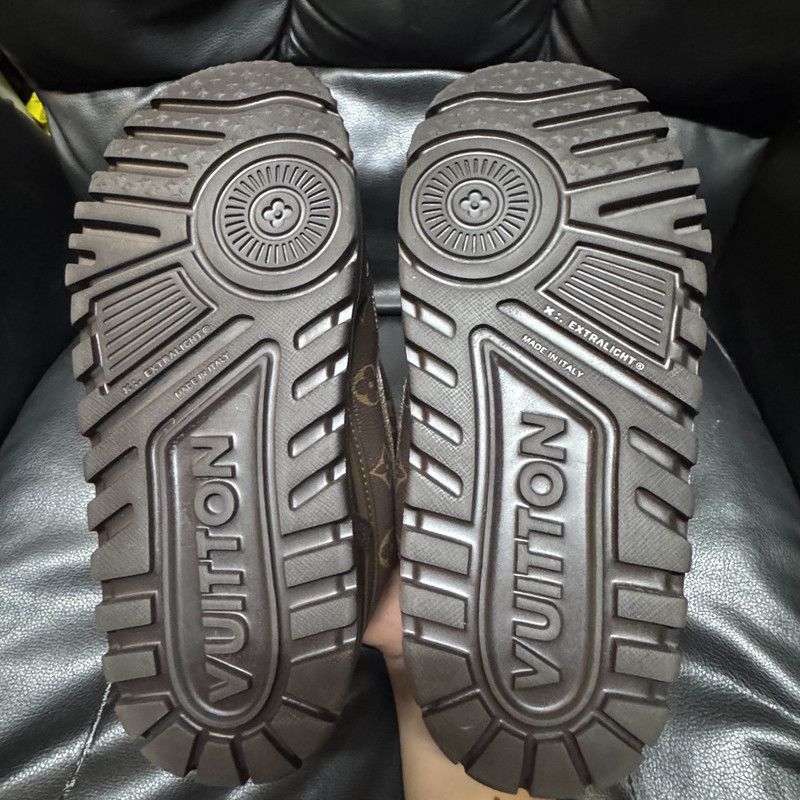 Louis Vuitton Louis Vuitton Trainer Maxi Brown Low-Top Sneakers -2508 Size US 8.5 / EU 41-42 - 1 Thumbnail