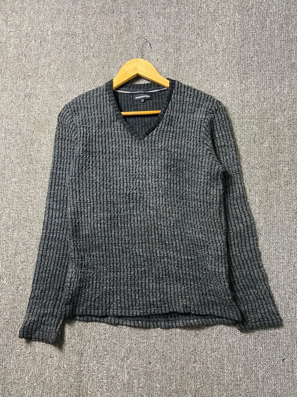 semanticdesign Semantic Design Textured Long Sleeve Shirt (201) Size US S / EU 44-46 / 1 - 1 Thumbnail