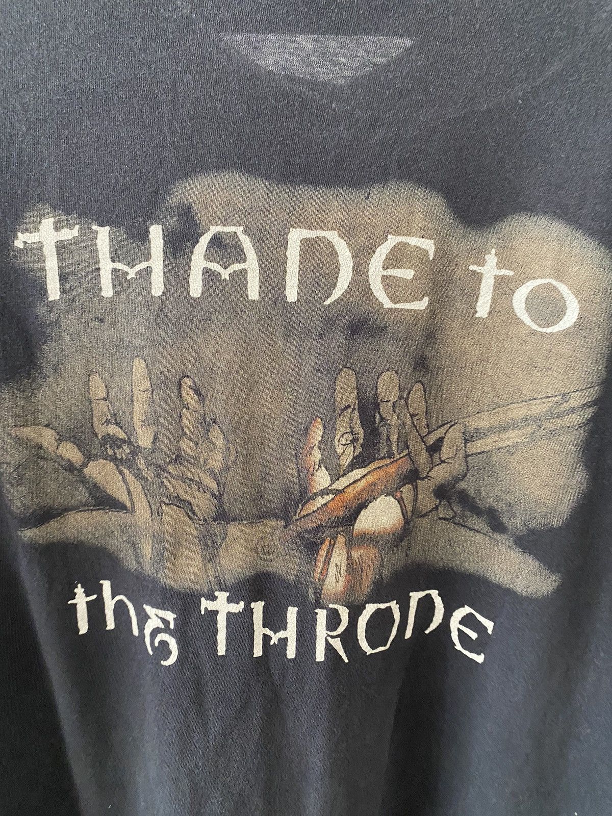 Band Tees × Vintage VINTAGE T-SHIRT JAG PANZER THAME TO THE THRONE ALBUM 90s 80s Size US XL / EU 56 / 4 - 4 Thumbnail