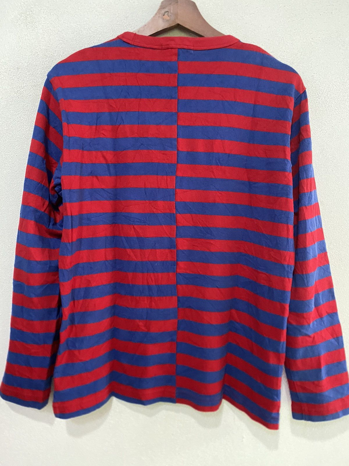 JW Anderson × Uniqlo Blue Striped Long Sleeve T Shirt Size US M / EU 48-50 / 2 - 9 Thumbnail