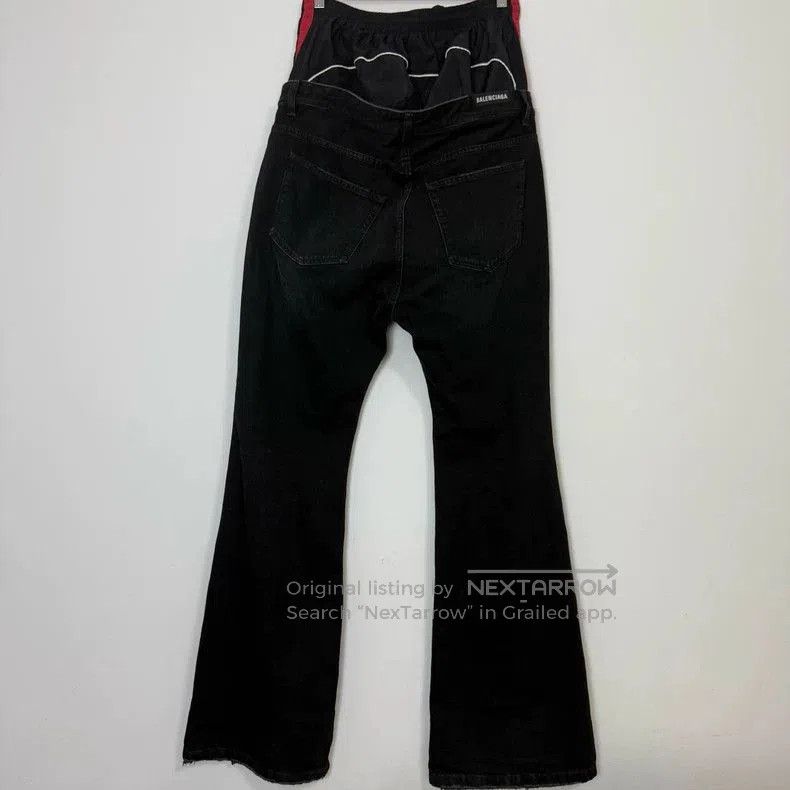 Balenciaga Balenciaga Double Waist Flare Jeans. Size US 26 / EU 42 - 2 Thumbnail