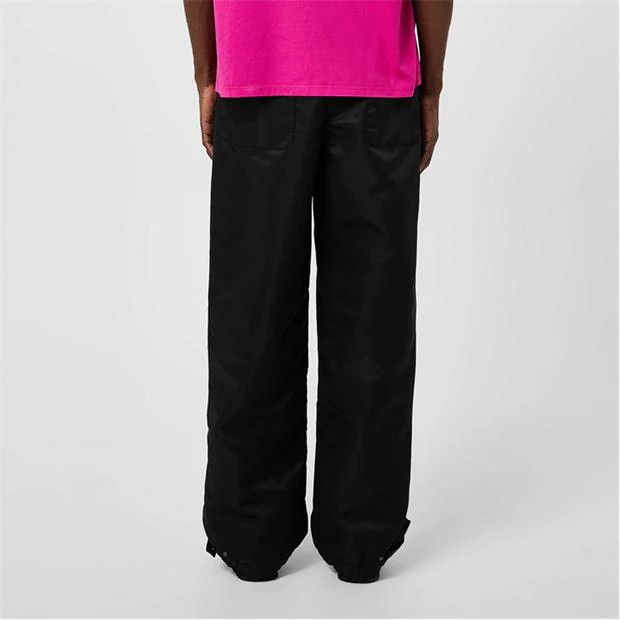 Valentino o1g2r1mq0724 Nylon Wide Trousers in Black Size US 30 / EU 46 - 5 Thumbnail