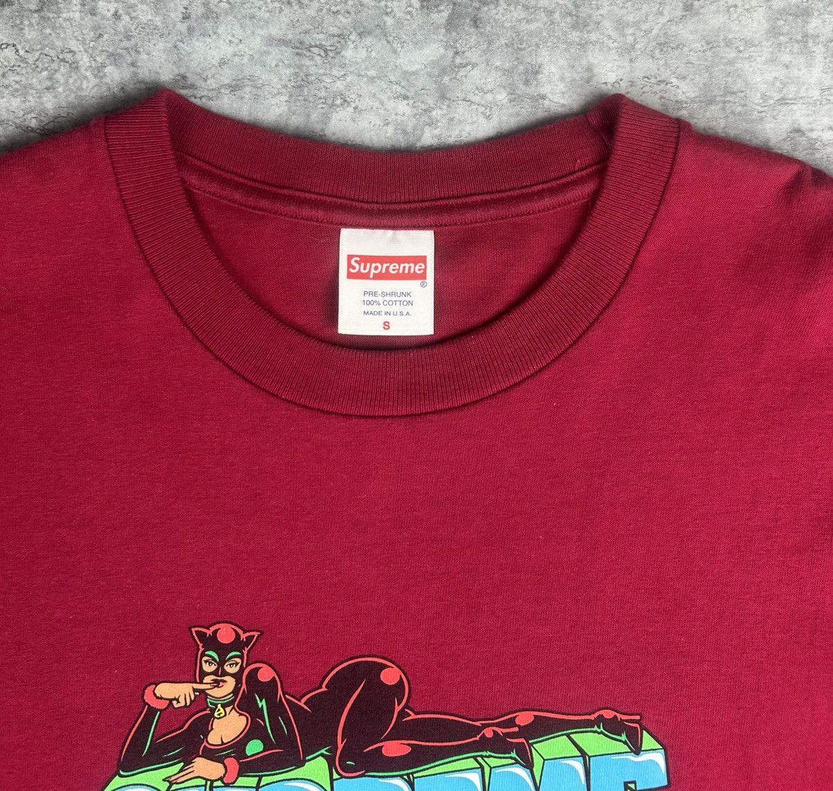 Supreme Supreme Catwoman ‘Cardinal’ Tee - Size Small Size US S / EU 44-46 / 1 - 5 Thumbnail