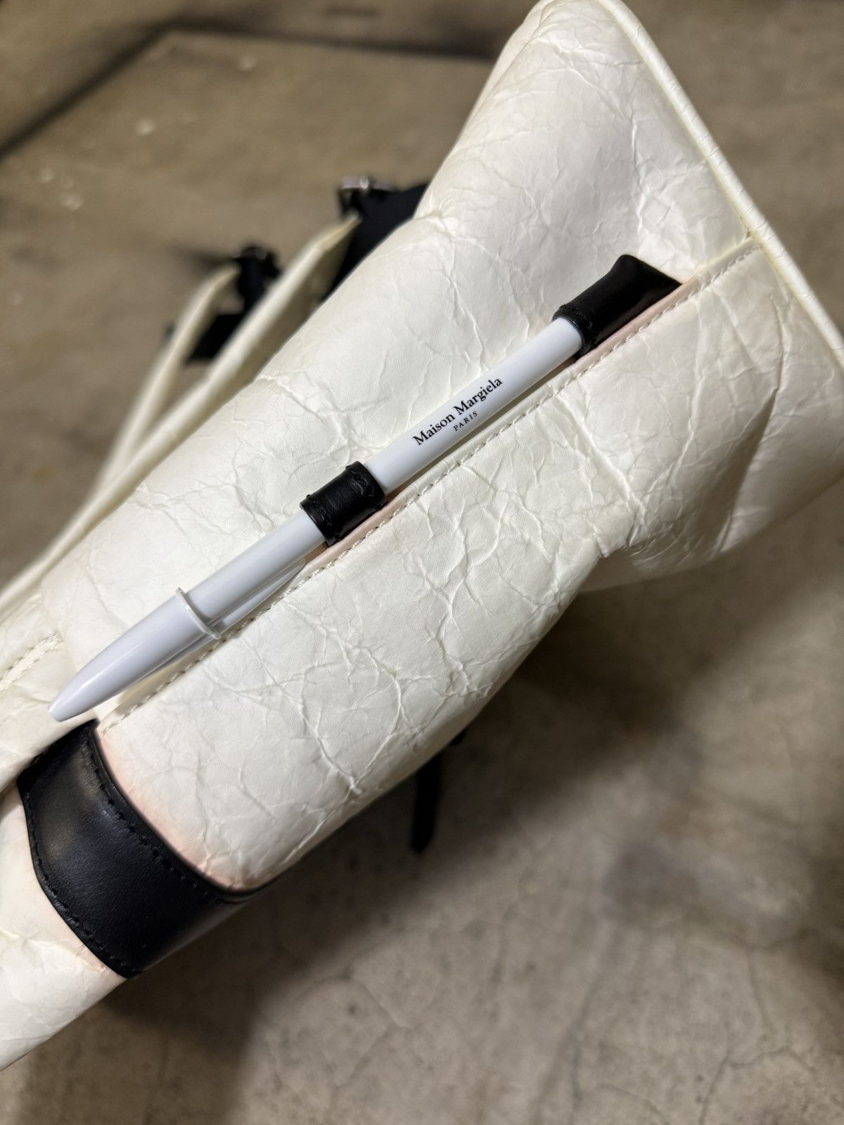 Maison Margiela Maison Margiela Techno Paper Backpack – FW17 Size ONE SIZE - 3 Thumbnail