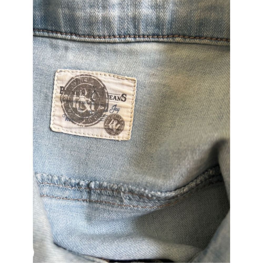 Vintage Vintage 90s Papaya Womens Cropped Button Denim Jacket Size M Size M / US 6-8 / IT 42-44 - 9 Thumbnail