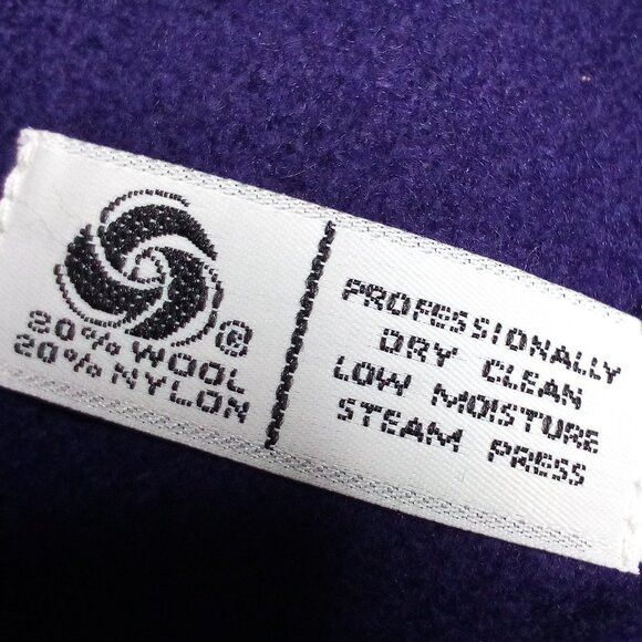 Other Vintage Stephane Matthews Double Breast Wool Overcoat Purple Size M / US 6-8 / IT 42-44 - 5 Thumbnail