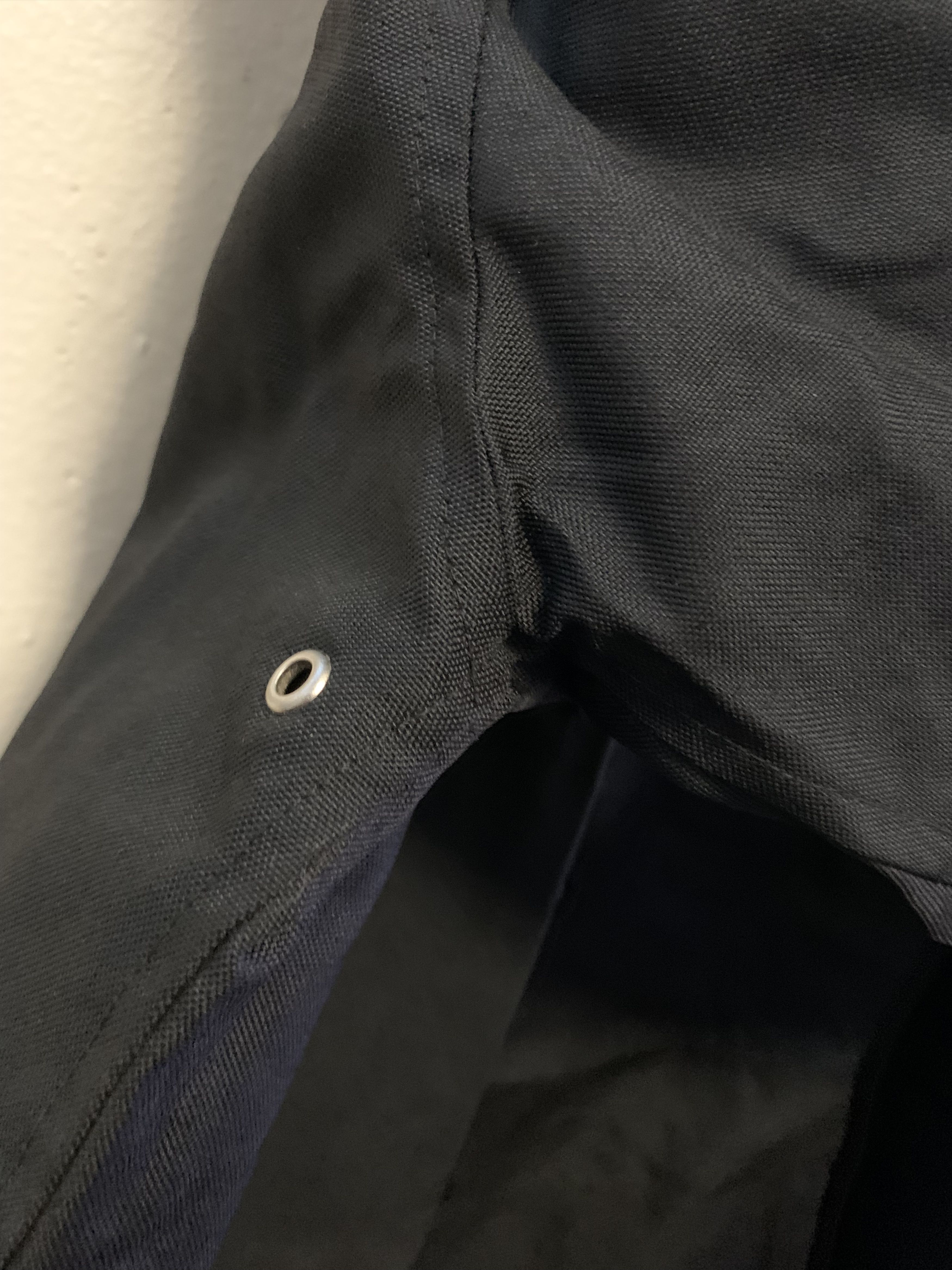 Richardson RICHARDSON Coach Jacket ⊛ BLACK ⊛ Gently Used w/ Minor Flaw Size US M / EU 48-50 / 2 - 7 Thumbnail