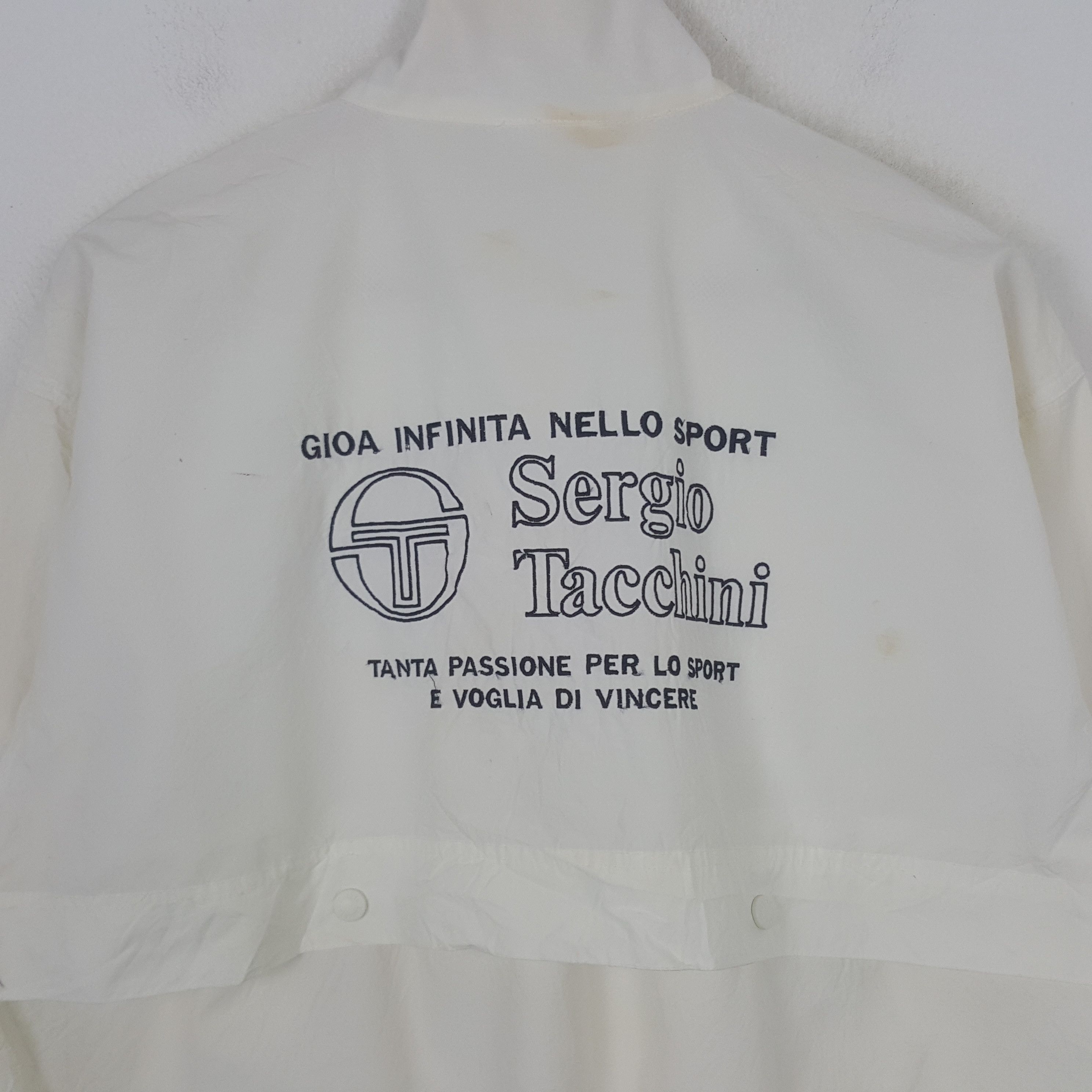 Sergio Tacchini Vintage Sergio Tacchini Tennis Sport Windbreaker Jacket RR20 Size US XL / EU 56 / 4 - 2 Thumbnail