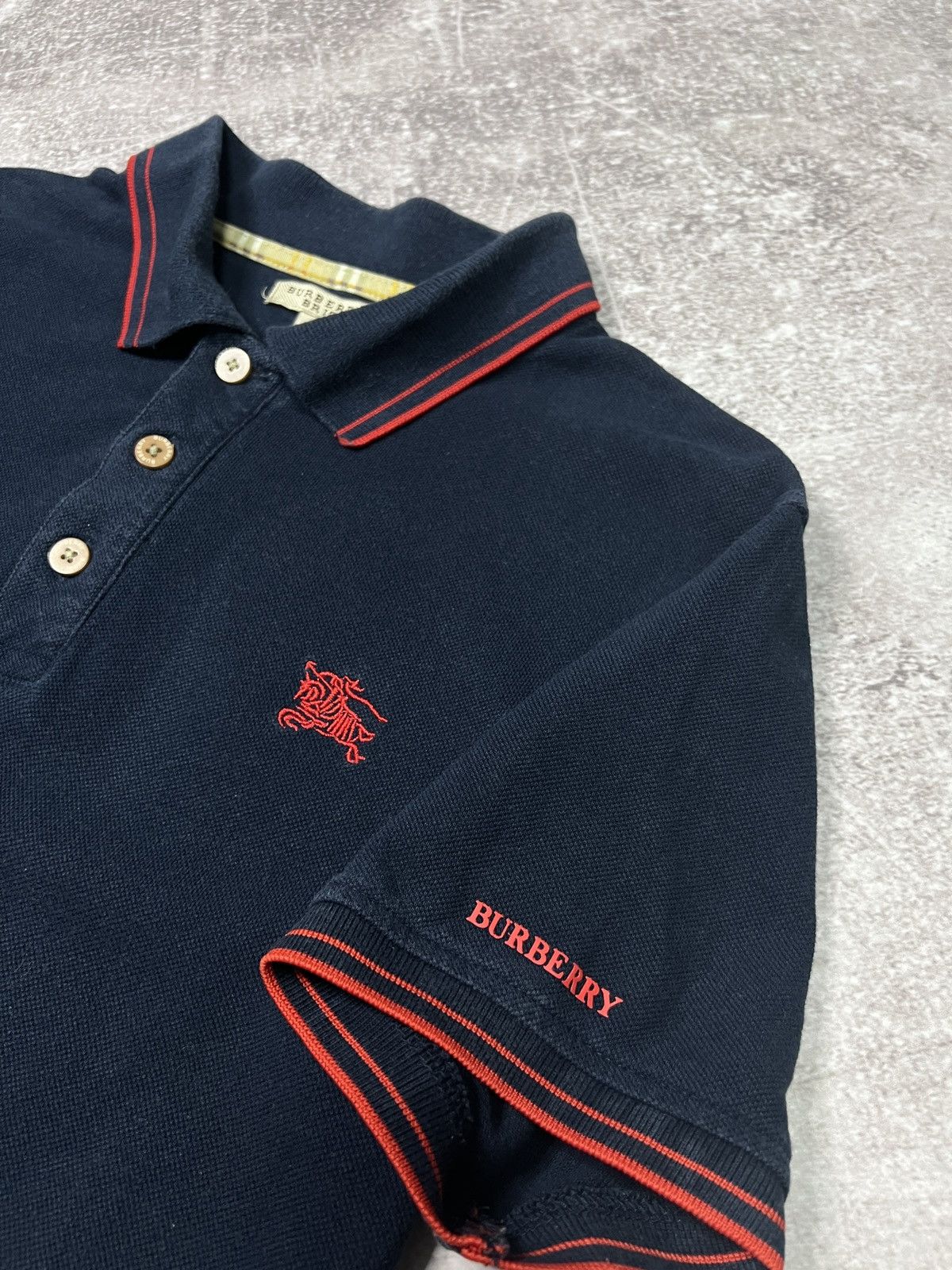 Burberry Burberry Brit Navy Polo Size M Size US M / EU 48-50 / 2 - 5 Thumbnail