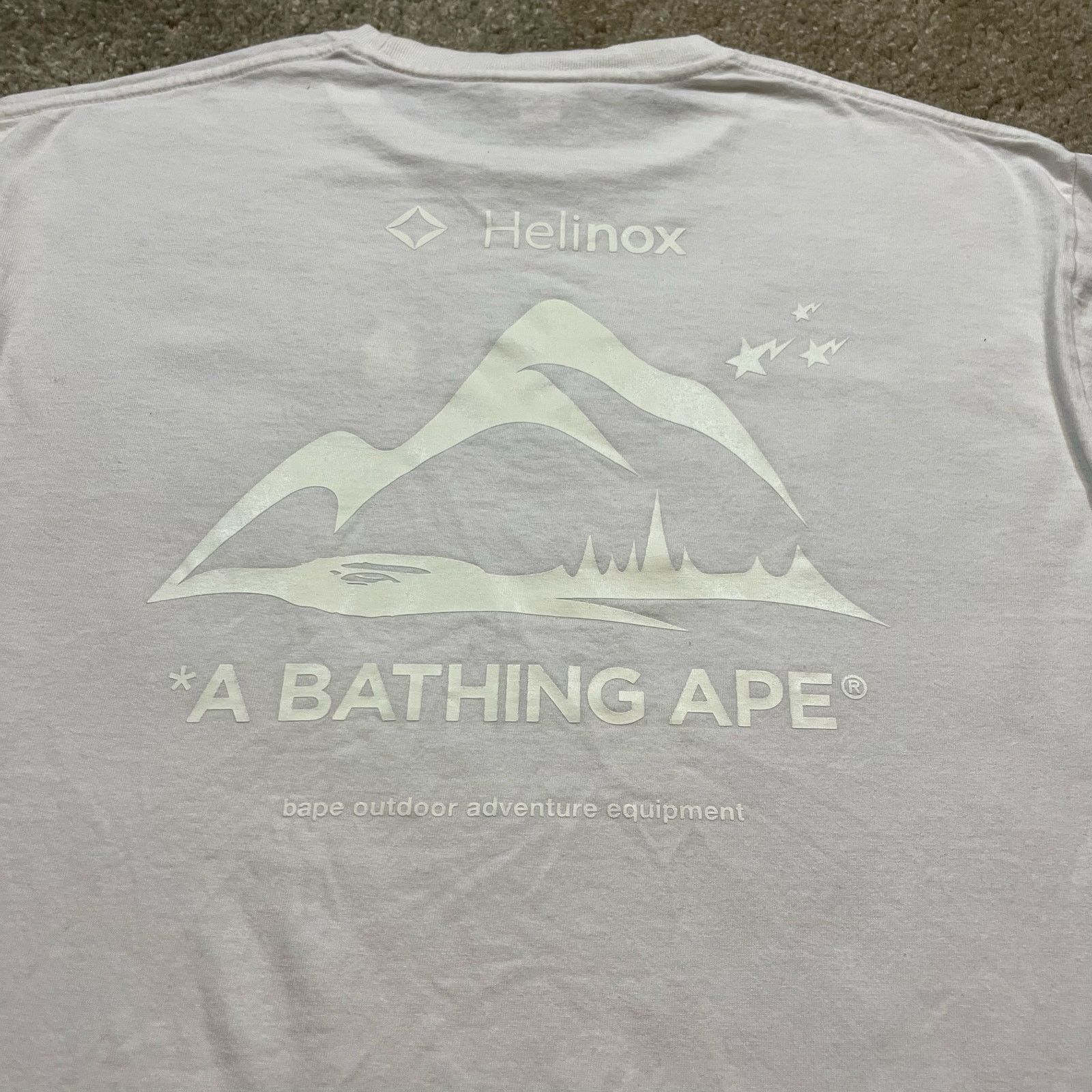 Bape × Nigo Authentic Bape x Helinox Longsleeve Tee XL Size US XL / EU 56 / 4 - 5 Thumbnail