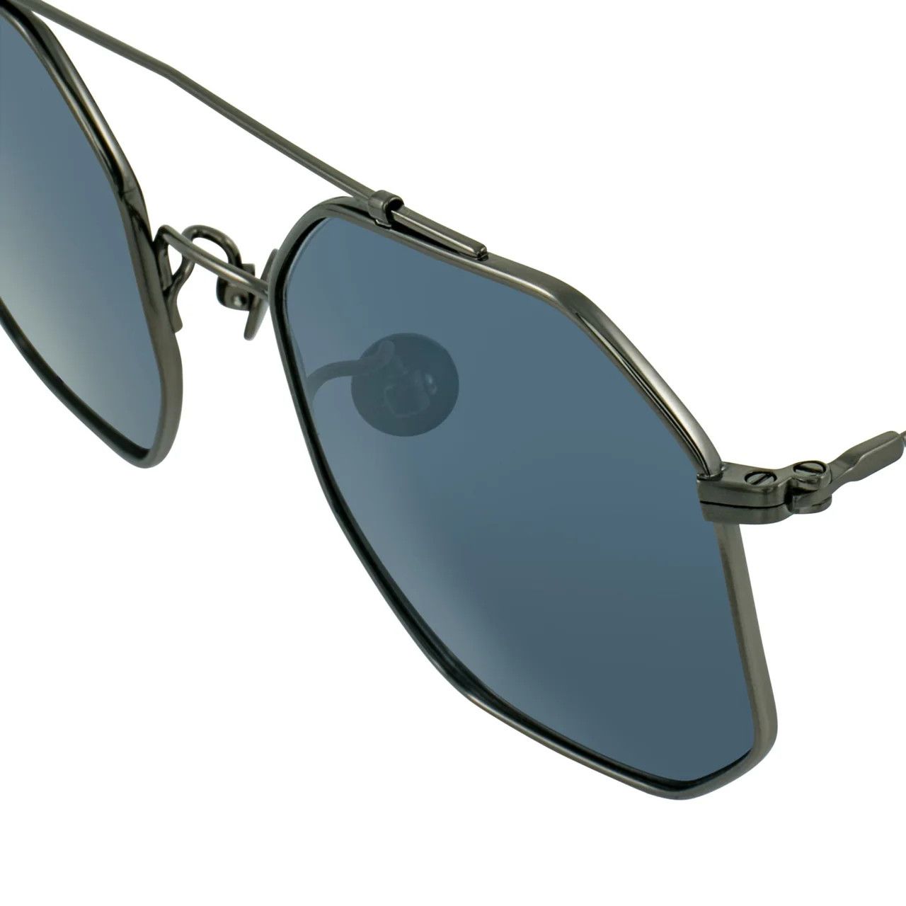 Ann Demeulemeester Ann Demeulemeester Sunglasses Square Brushed Gun metal Size ONE SIZE - 6 Thumbnail