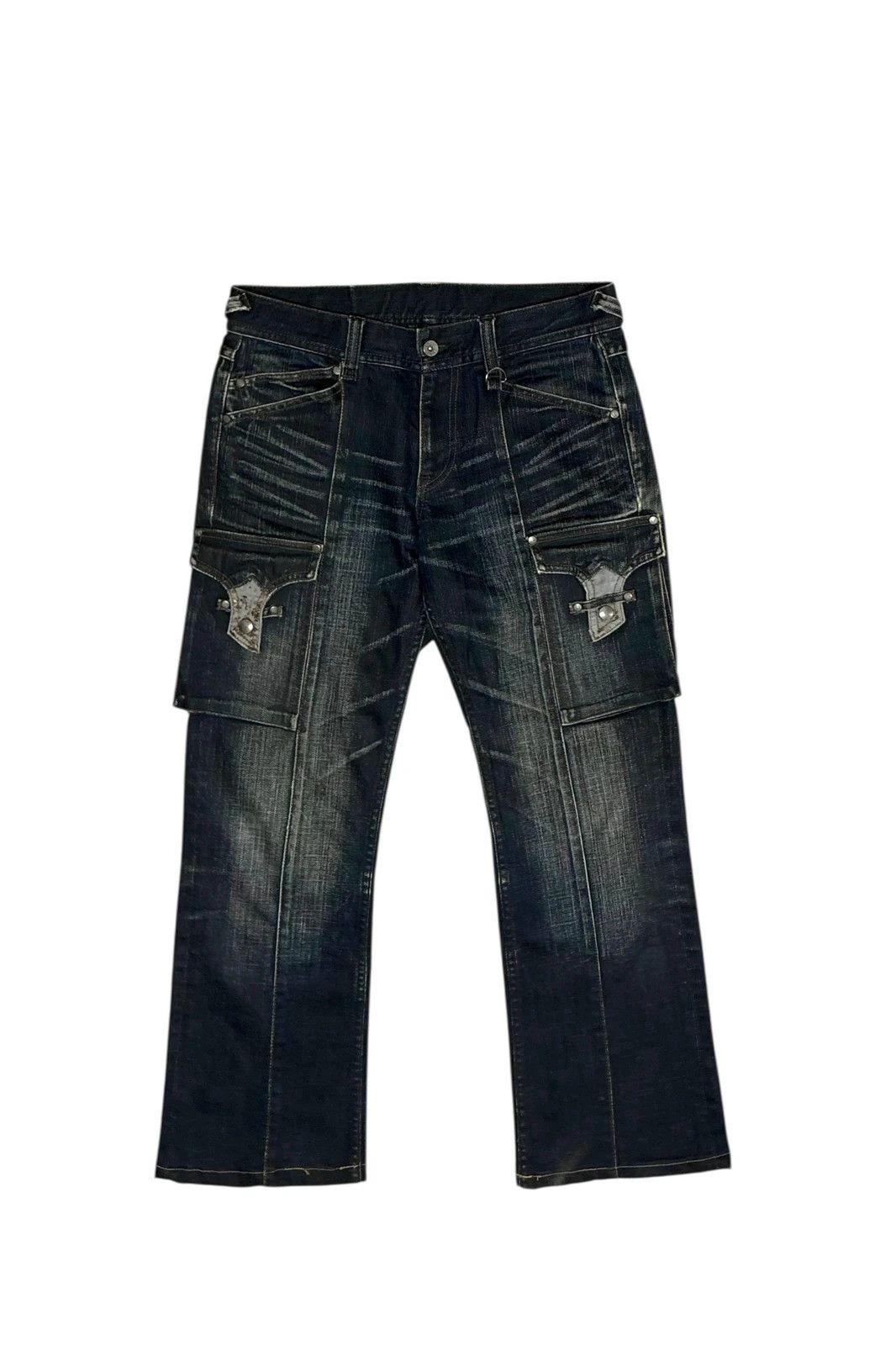 Nicole Club Nicole Club blue claw mark detailed multi pocket denim jeans Size US 29 - 1 Thumbnail