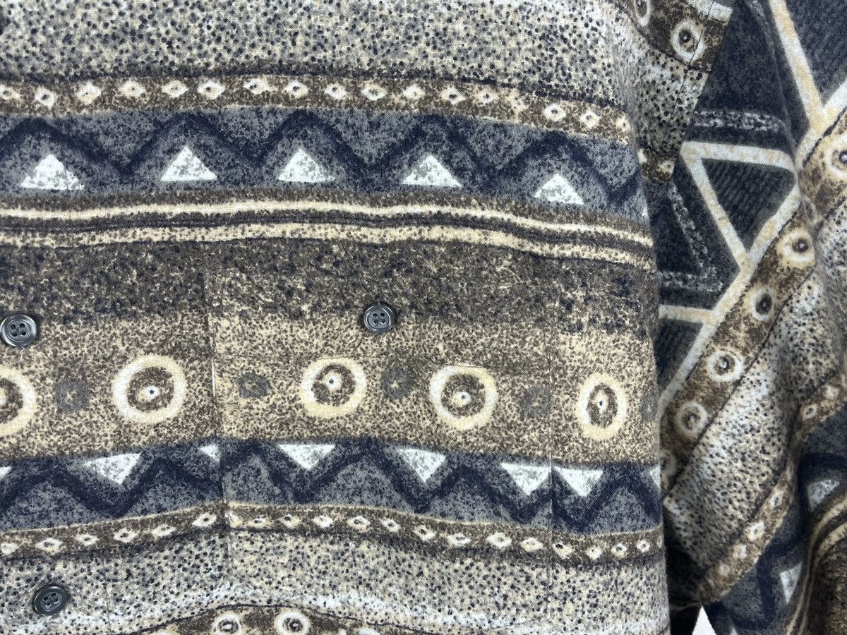 Japanese Brand × Vintage Happy Life Vintage 90s Long Sleeve Button Down Crazy Shirt Size US XXL / EU 58 / 5 - 4 Thumbnail