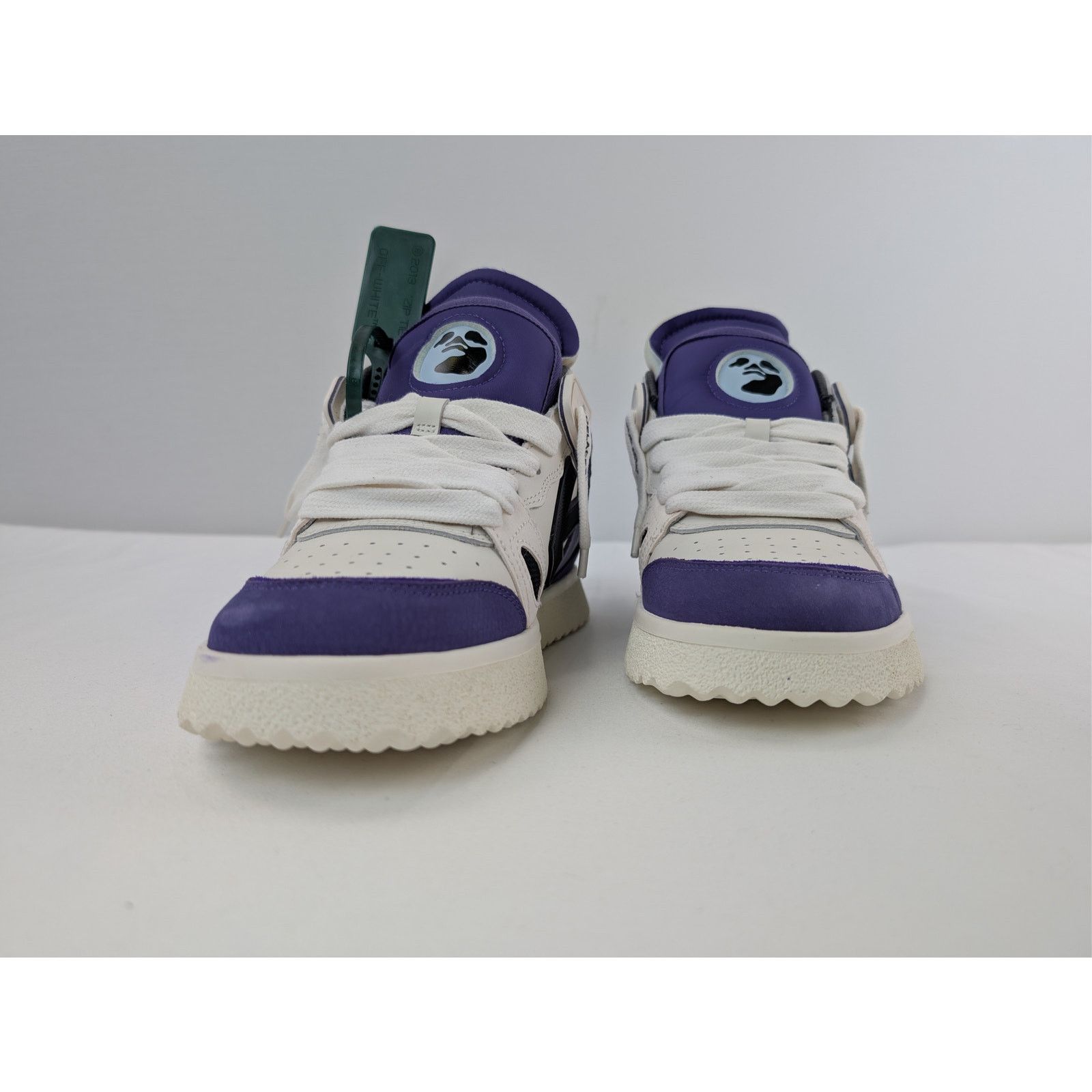 Off-White o1rshd1 Mid Top Sponge Sneakers in Purple/Black Size US 7 / EU 40 - 8 Thumbnail