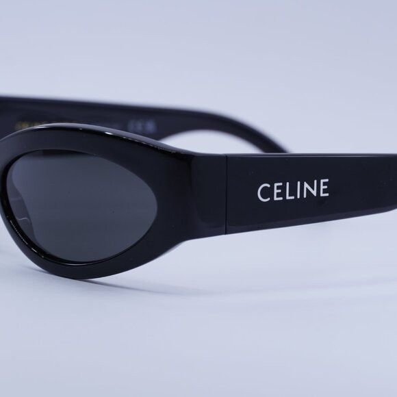Celine Celine CL40288I 01A MONOCHROMS Sunglasses Black Cat Eye Size ONE SIZE - 4 Thumbnail