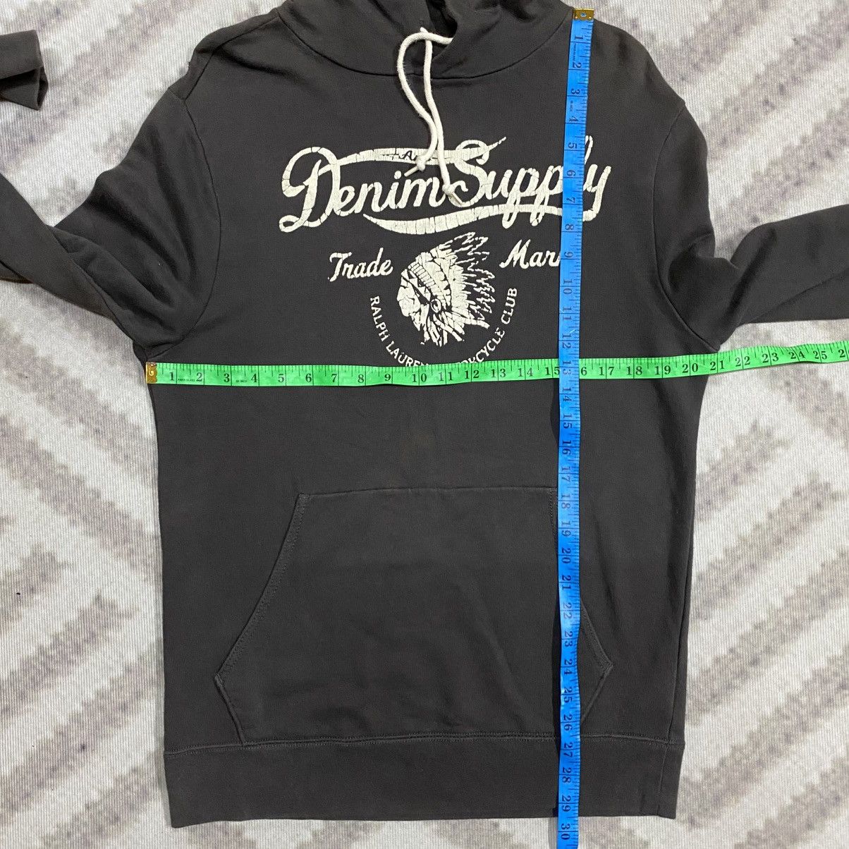 Denim & Supply Ralph Lauren DENIM & SUPPLY By RALPH LAUREN Big Logo Loose Fit Hoodie Size US M / EU 48-50 / 2 - 9 Thumbnail