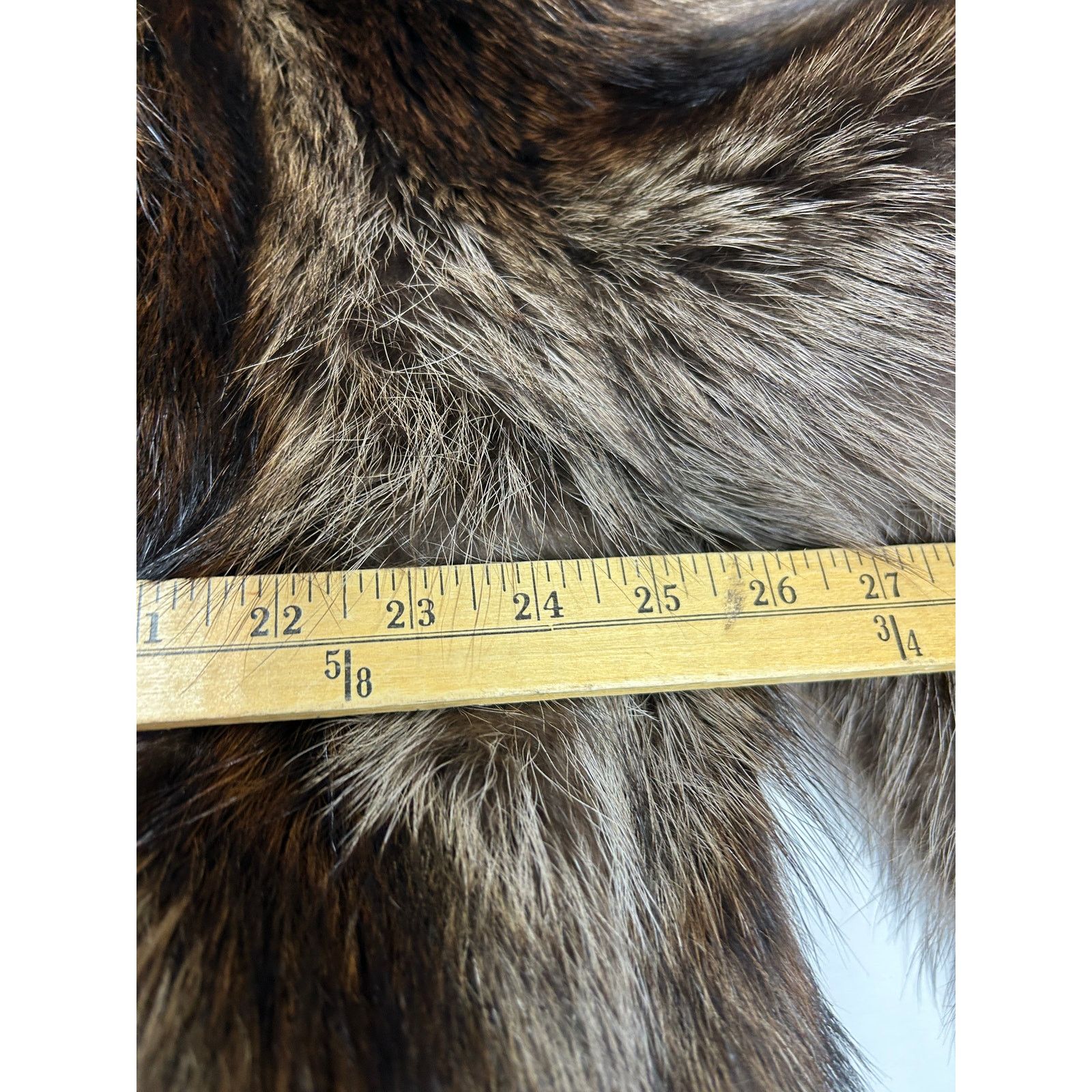 Other Vintage Raccoon Fur Coat Dior Lined by Alaskan Custom Furs Size XL / US 12-14 / IT 48-50 - 14 Thumbnail