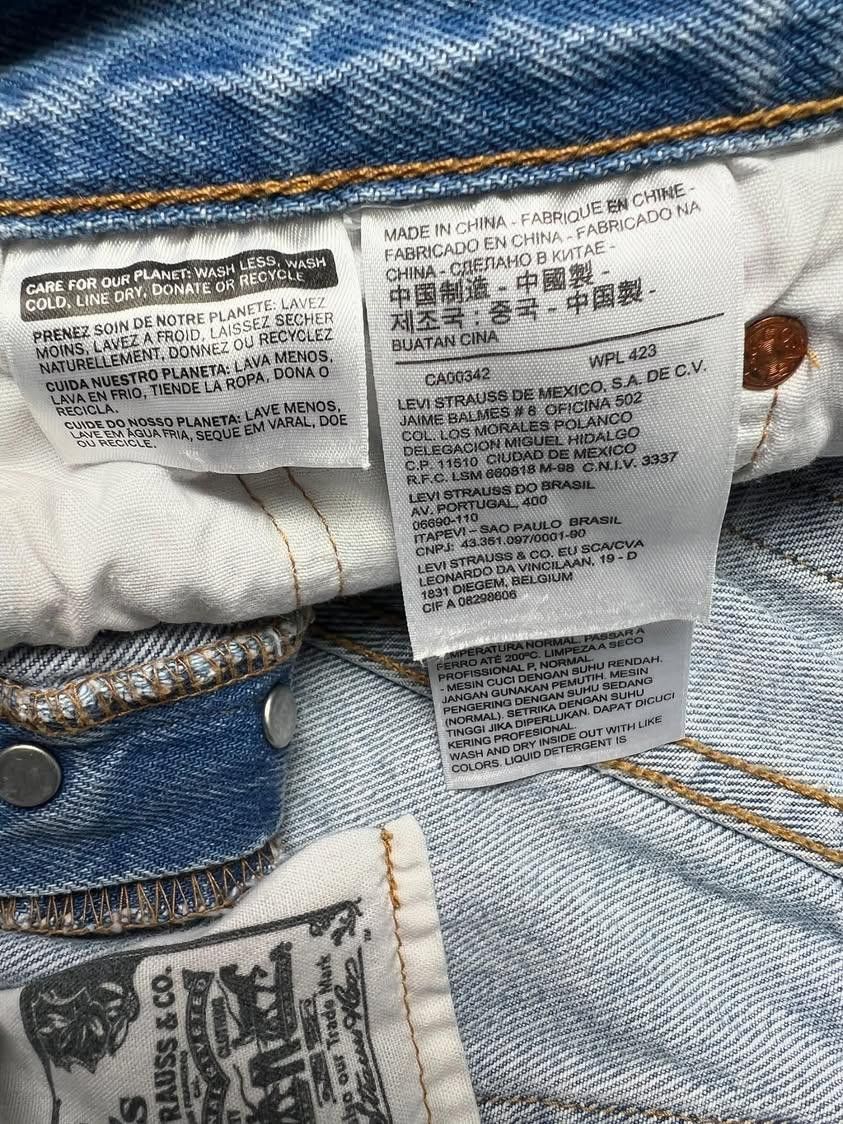 Levi's Levi's 501 denim pants streetwear Size 28" / US 6 / IT 42 - 6 Thumbnail