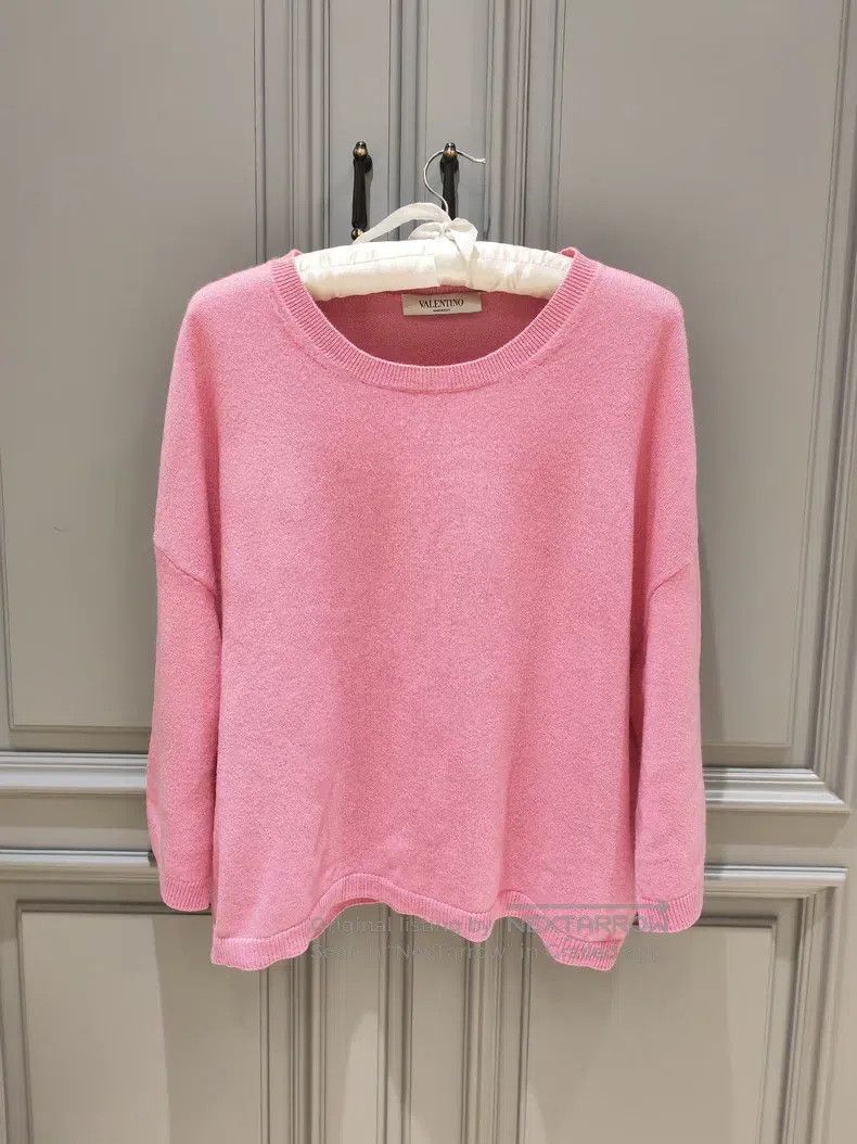 Other Valentino Cashmere three-quarter sleeve knit pullover swea Size L / US 10 / IT 46 - 1 Thumbnail
