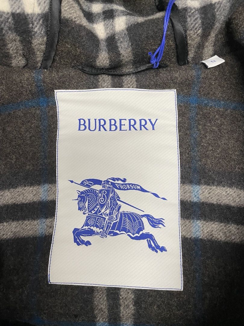 Burberry BURBERRY Mens Hooded Wool Duffle Coat Size US L / EU 52-54 / 3 - 5 Thumbnail
