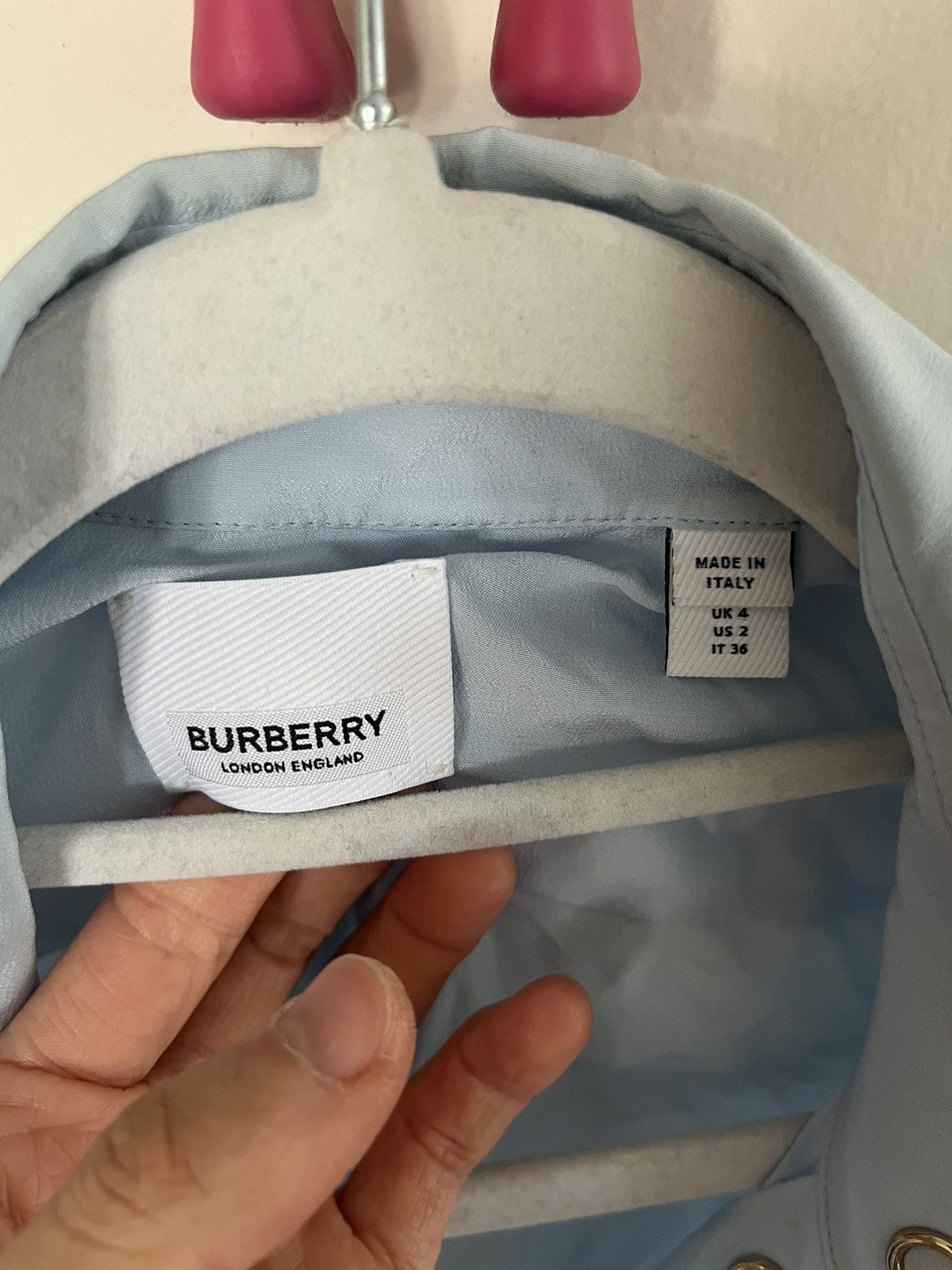 Burberry Burberry Blouse (Burberry by Daniel Lee SS 2019) Size XS / US 0-2 / IT 36-38 - 4 Thumbnail